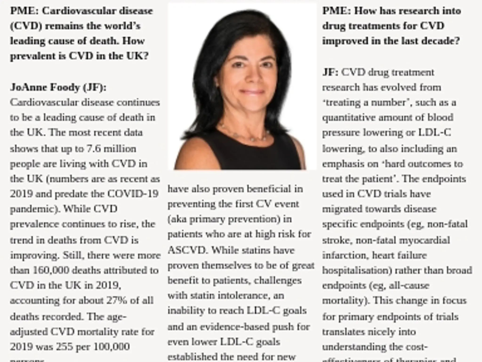 50 - ESPERION Q&A - Cardiovascular disease: the impact of COVID-19 on patient outcomes