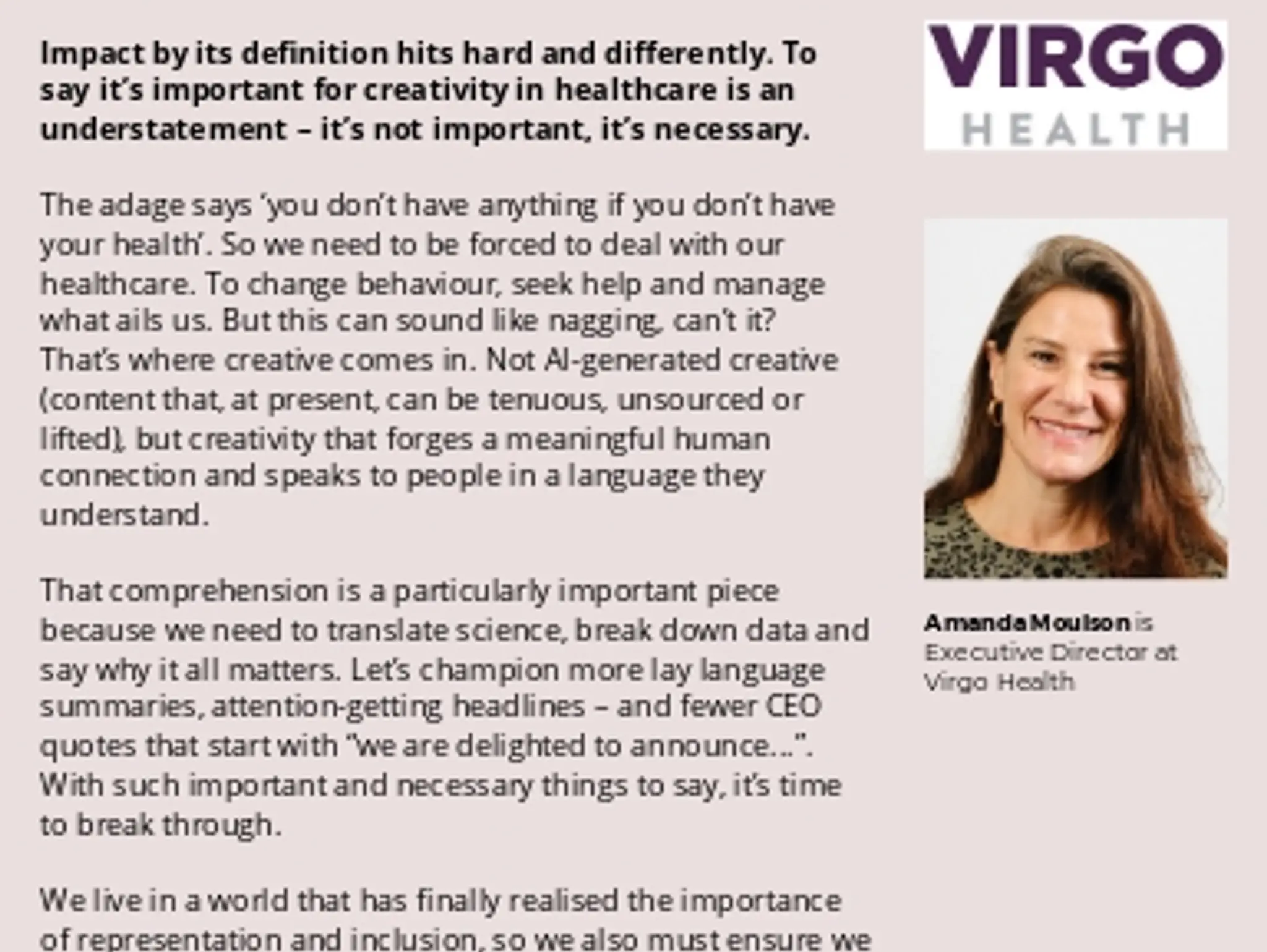 37 - TRENDS: VIRGO Health