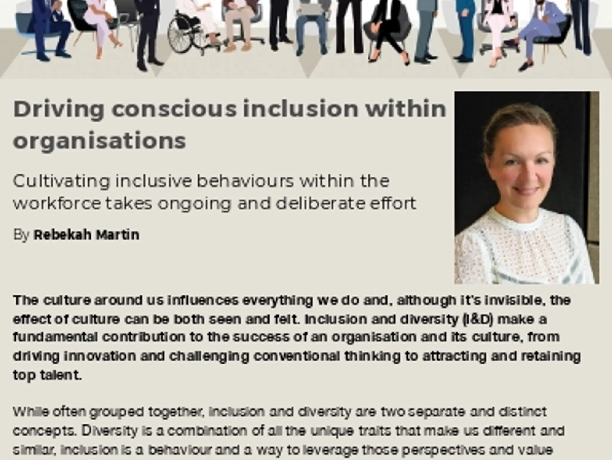18-19 - INCLUSION - The need for a refreshingly different approach to achieving behaviour change