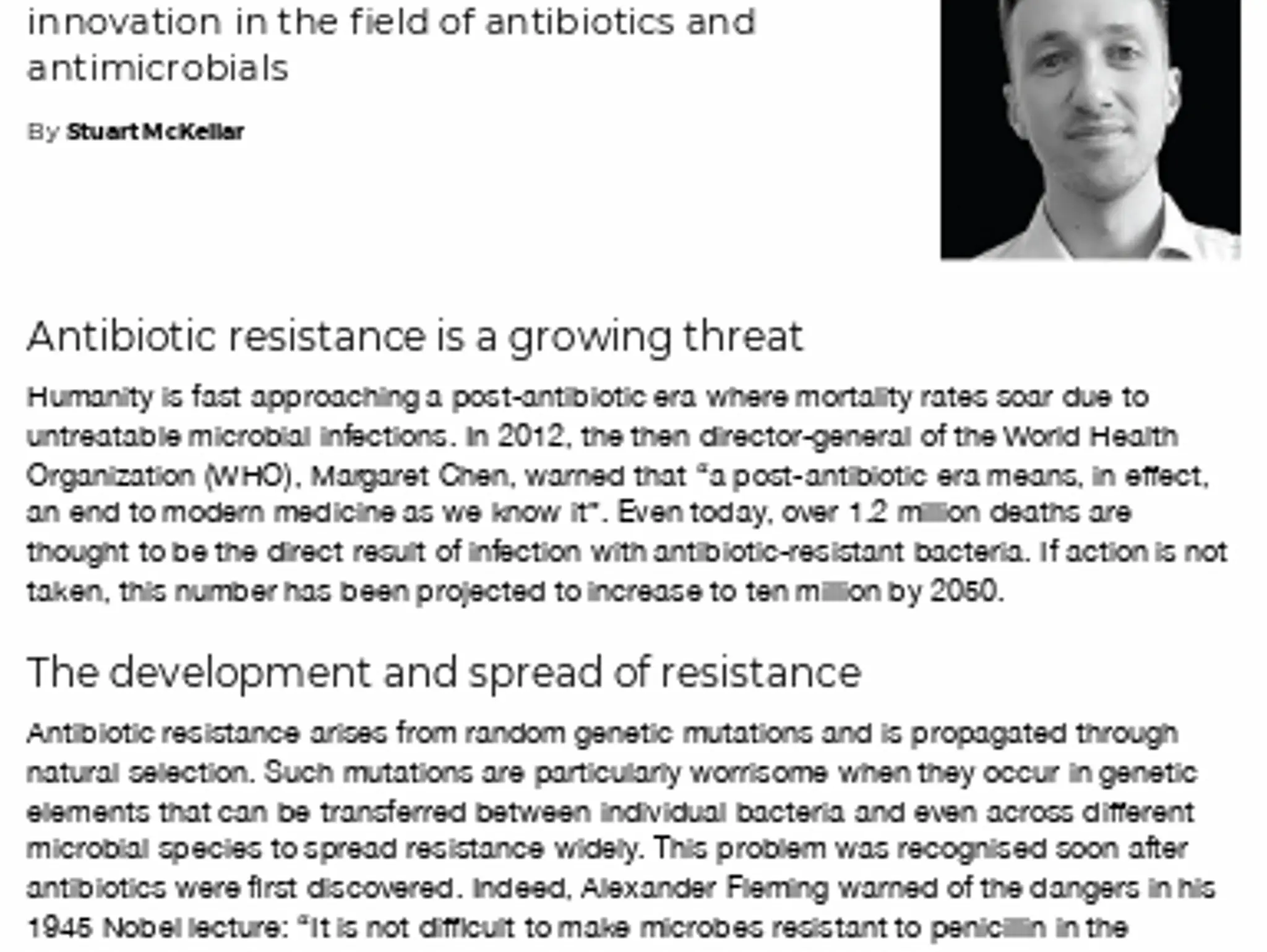 20-22 - ANTIMICROBIAL RESISTANCE - Incentivising innovation in antibiotics