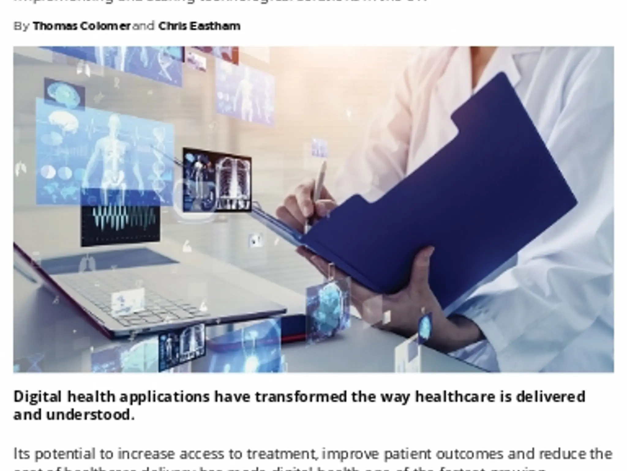 AI AND HEALTHCARE - Data integration and the AI healthcare revolution