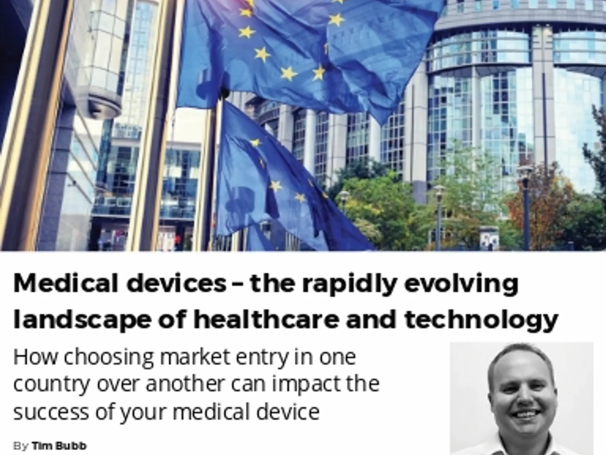 MEDICAL DEVICES - Medical devices – the rapidly evolving landscape of healthcare and technology