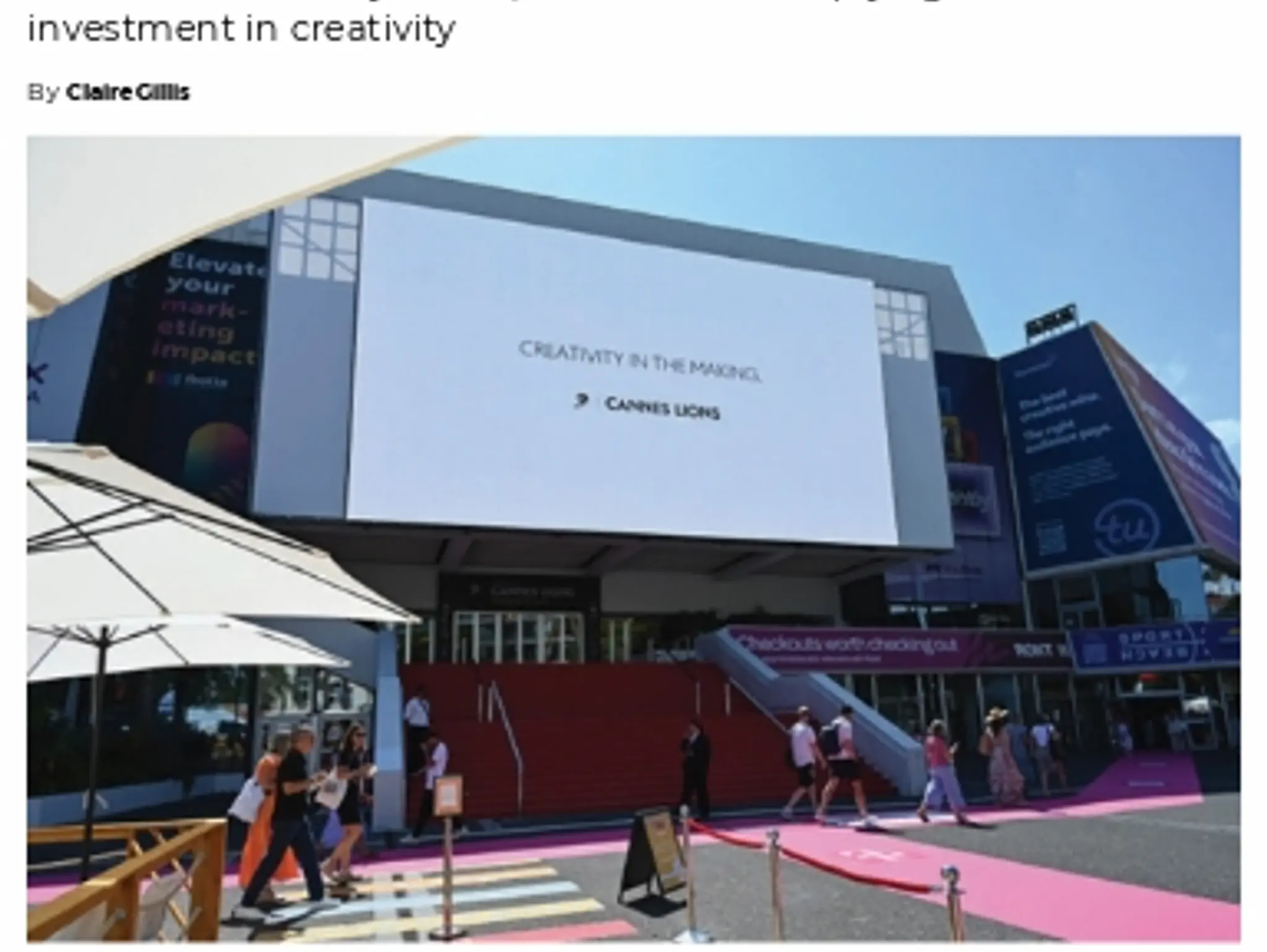 Creativity at Cannes Lions 2024