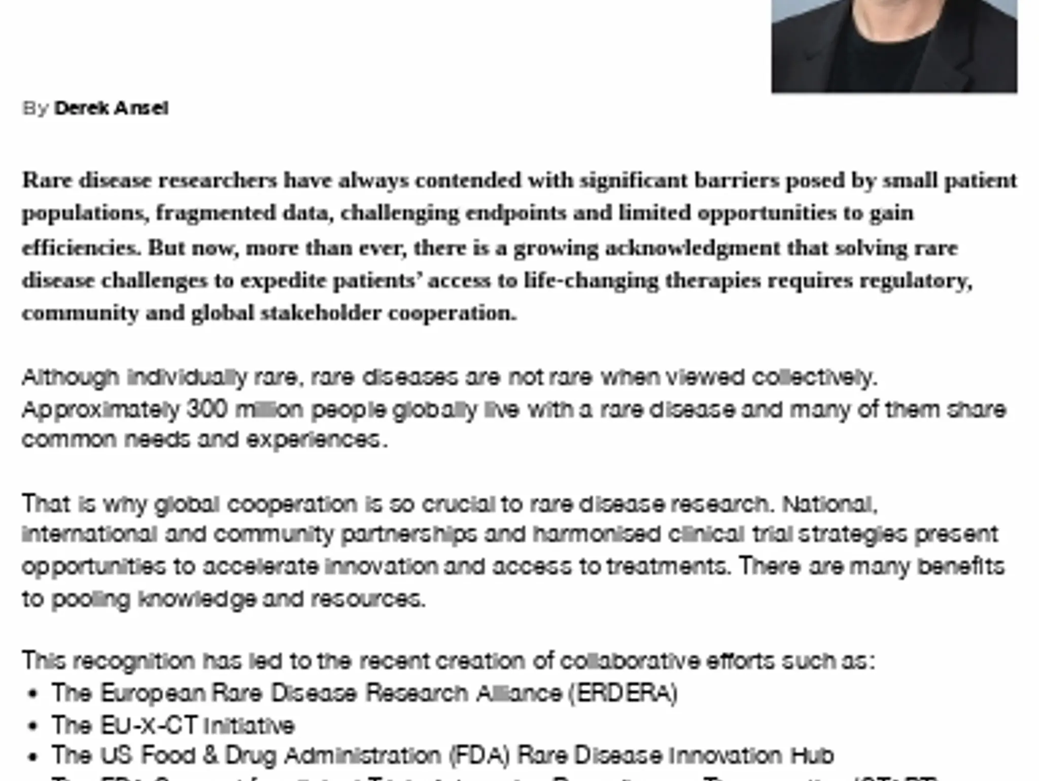 18-19 RARE DISEASE RESEARCH - Better together –  accelerating innovation and access