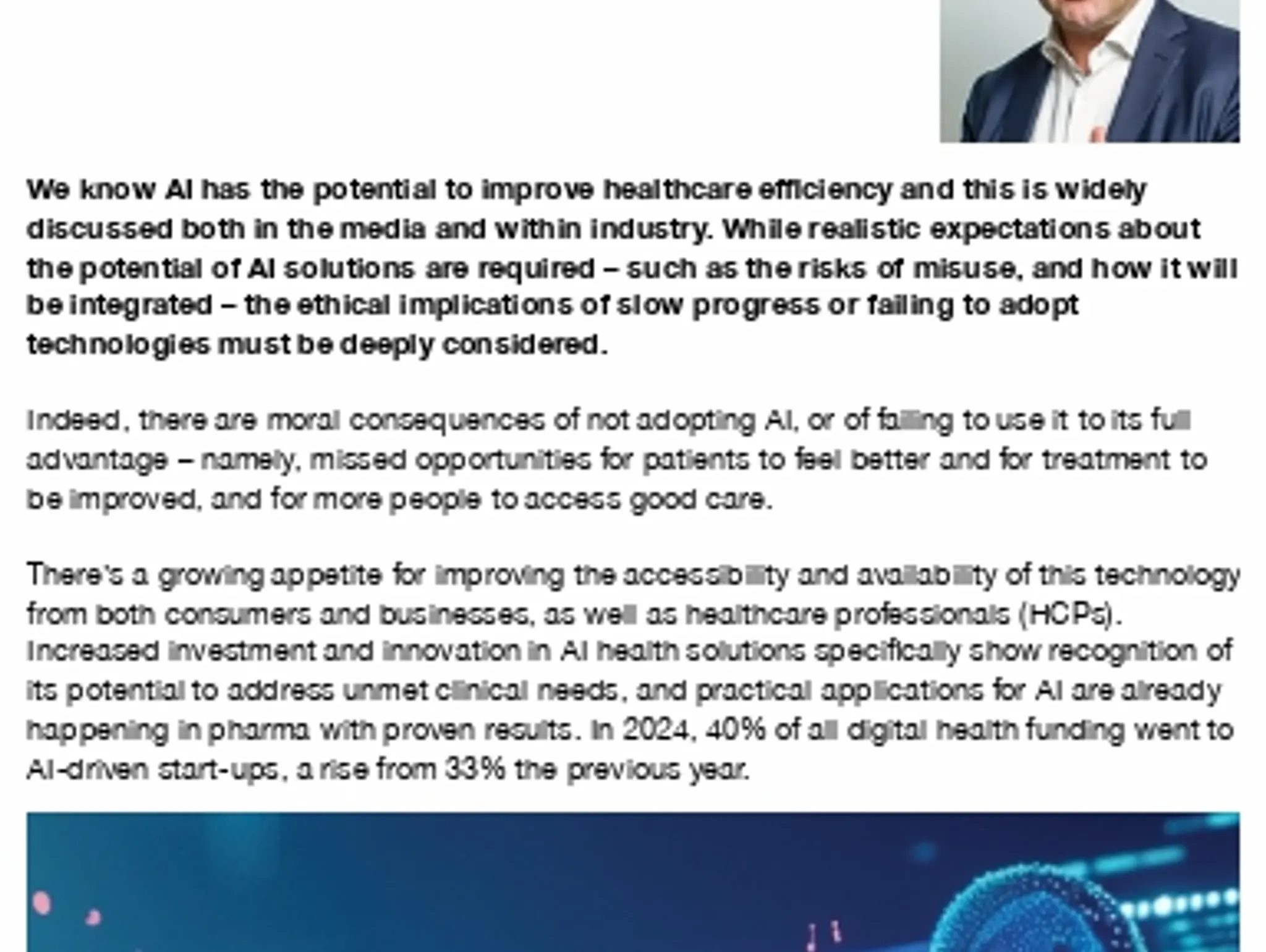 40-41 AI IN PHARMA - Maximising the potential of AI in pharma