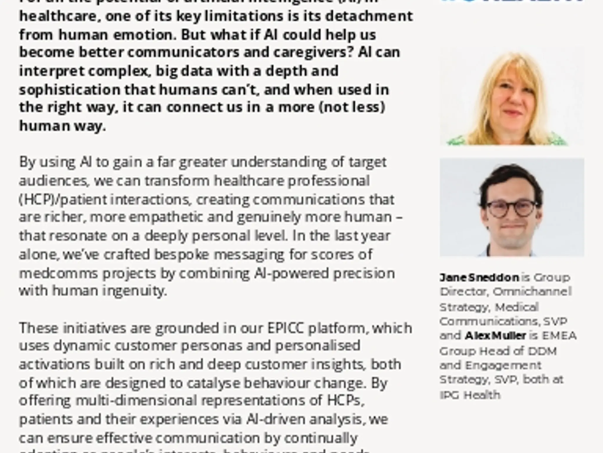 30 TRENDS: IPG Health