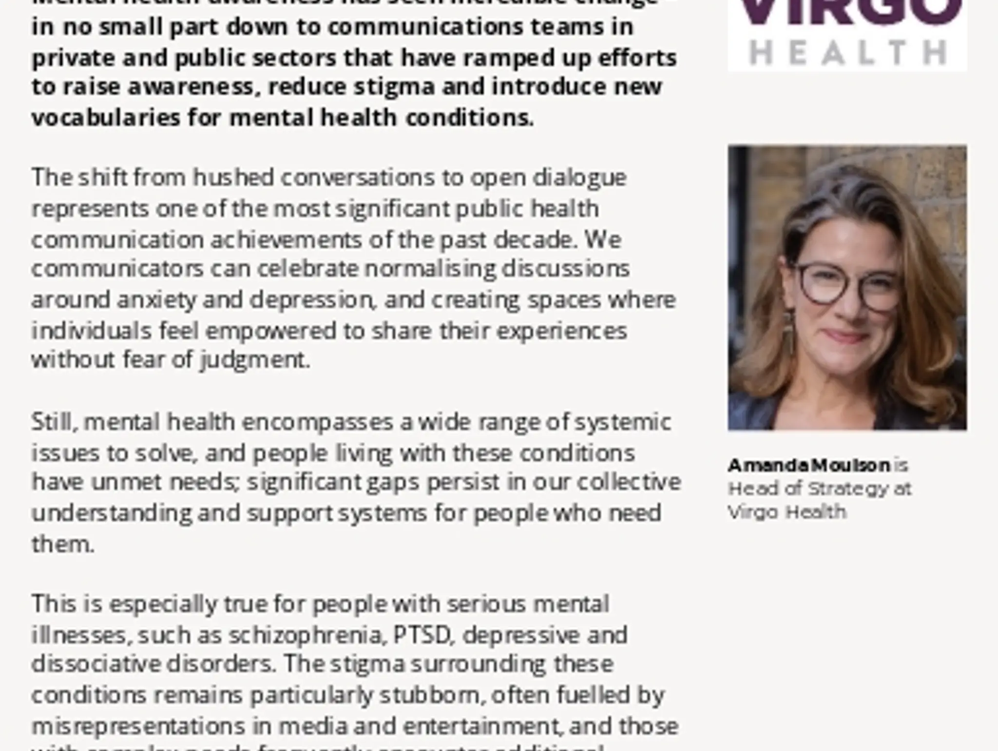 33 TRENDS: Virgo Health