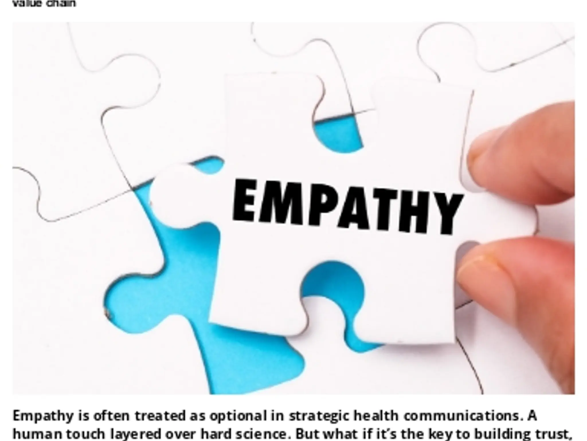 15 HEALTHCARE: EMPATHY IS NOT A SOFT SKILL – IT’S A STRATEGIC ONE