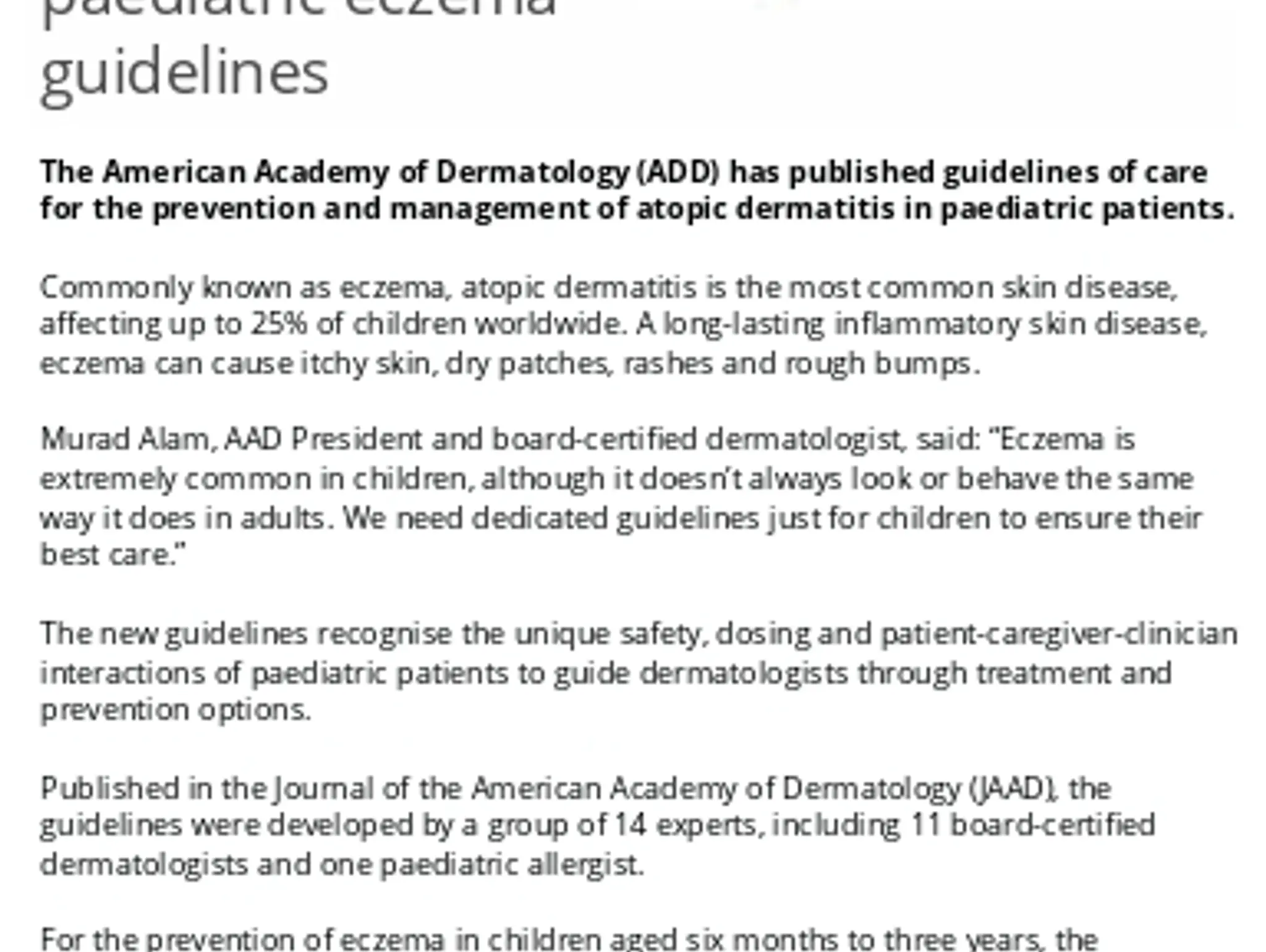 10 DERMATOLOGY NEWS