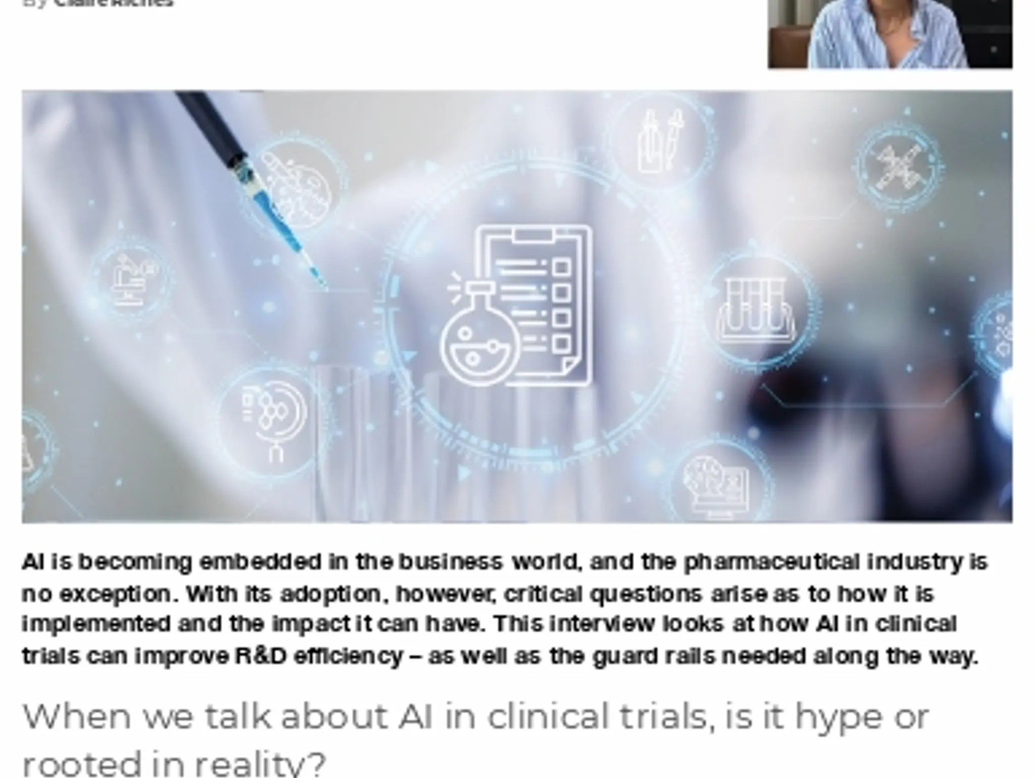 32-33 AI AND CLINICAL TRIALS