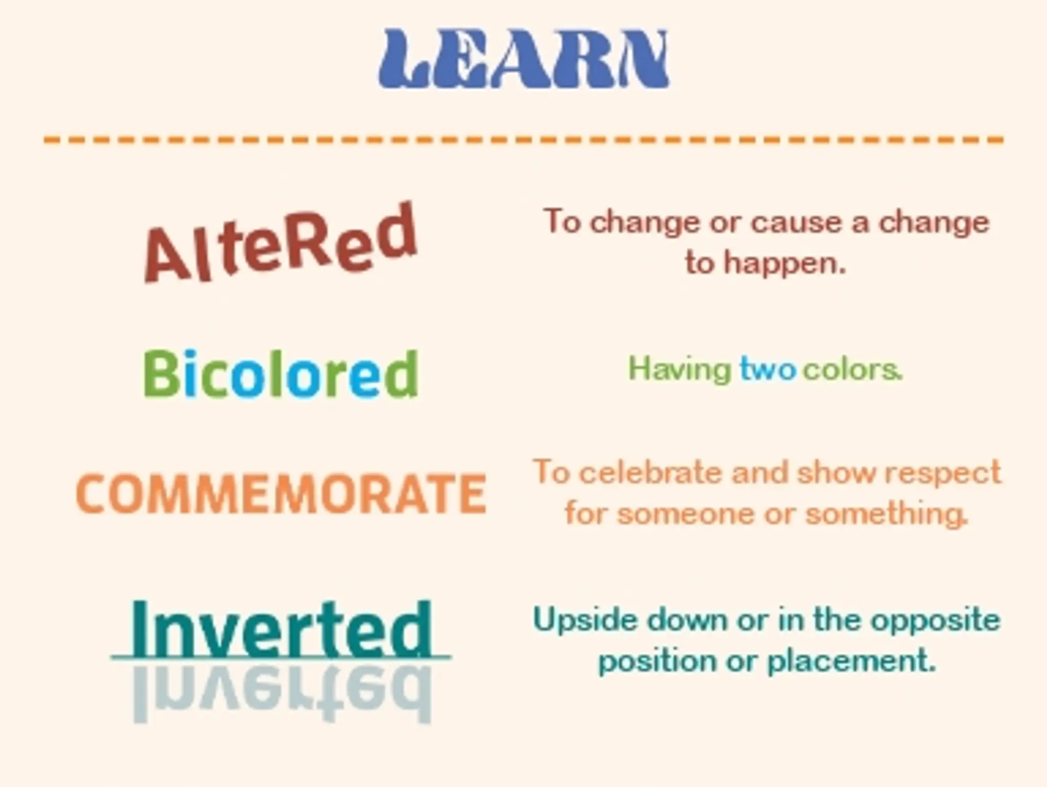 Words We Should Learn