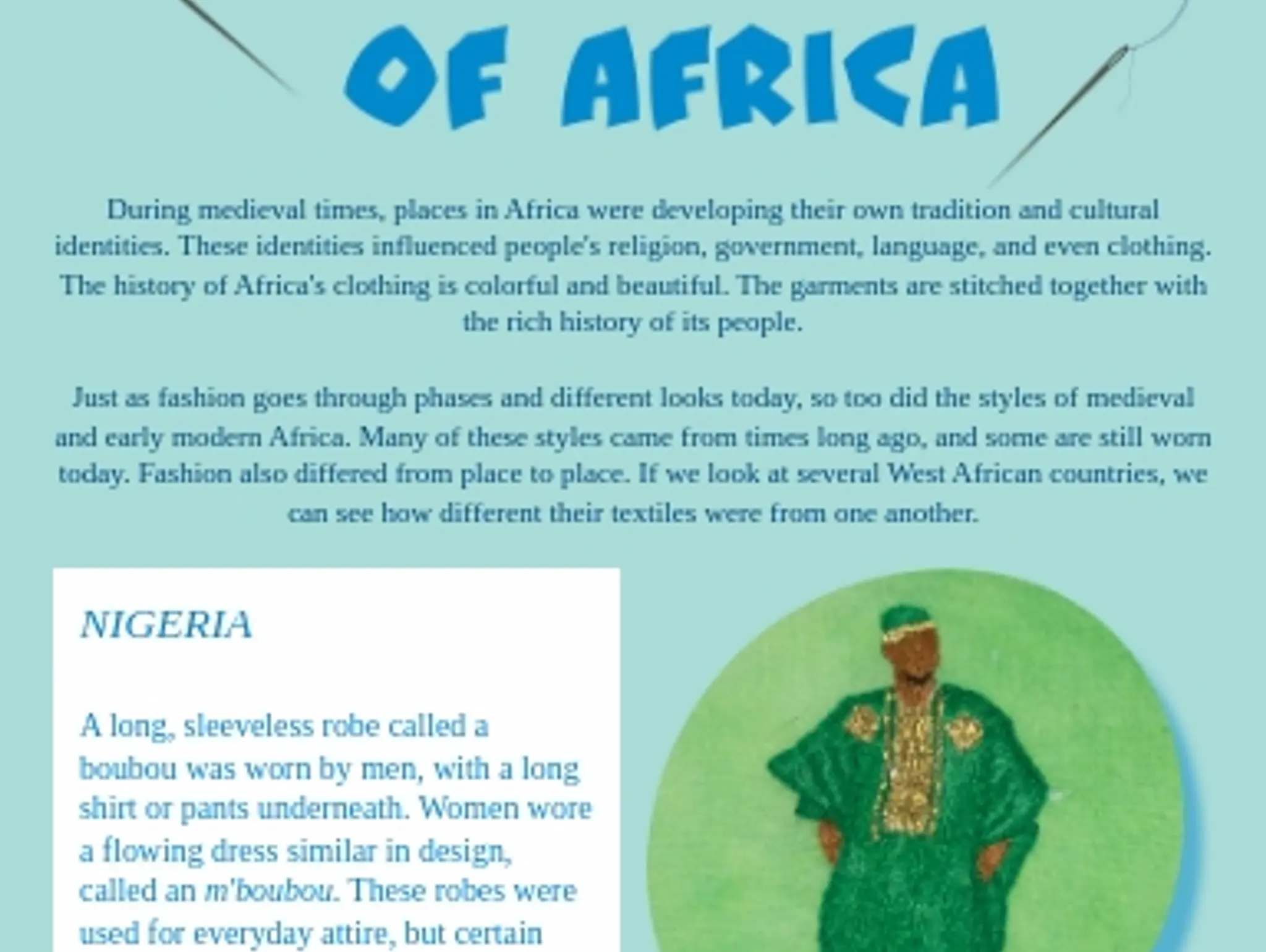 Weaving History - The Clothing of Africa