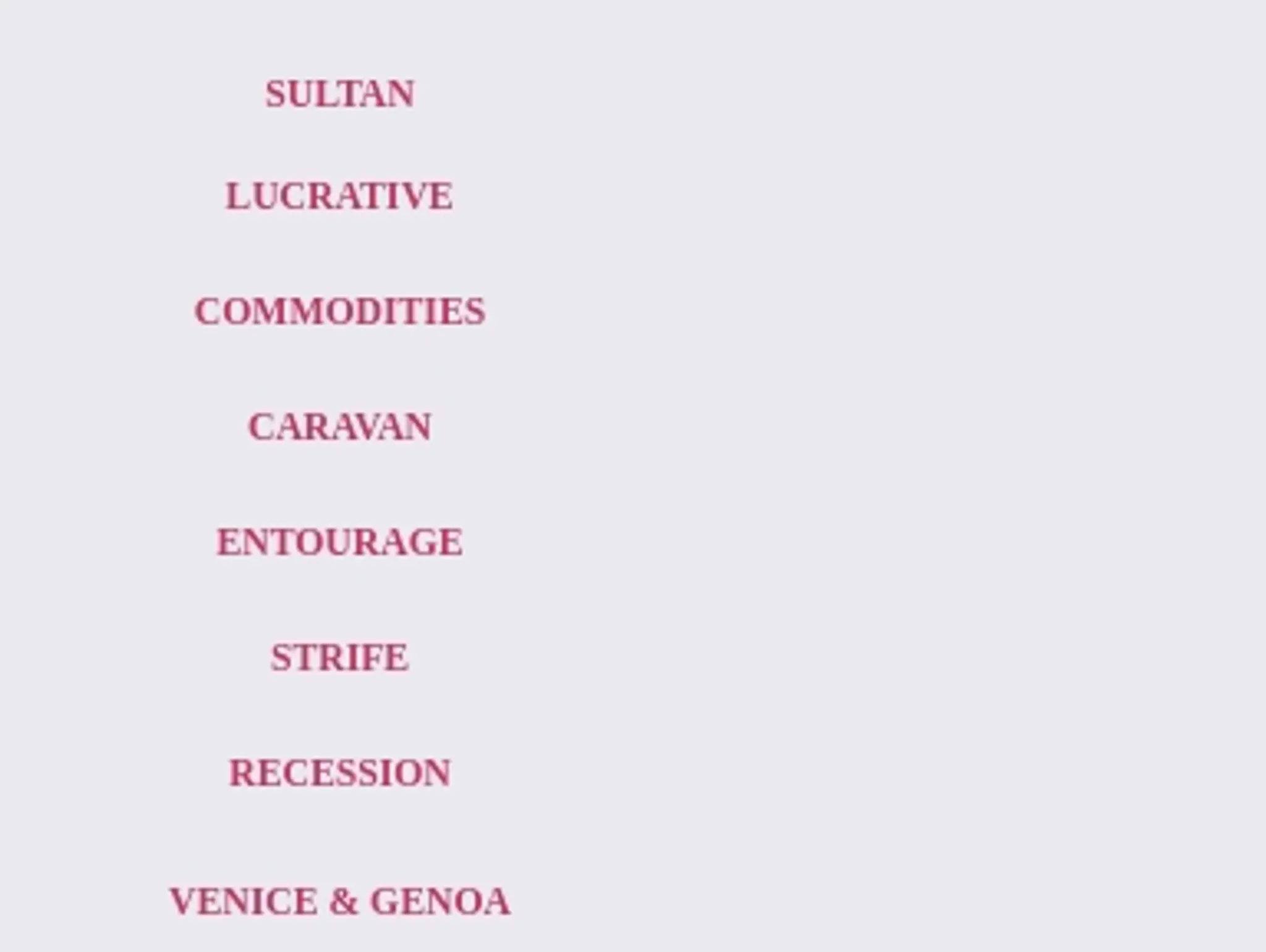 Words We Should Learn