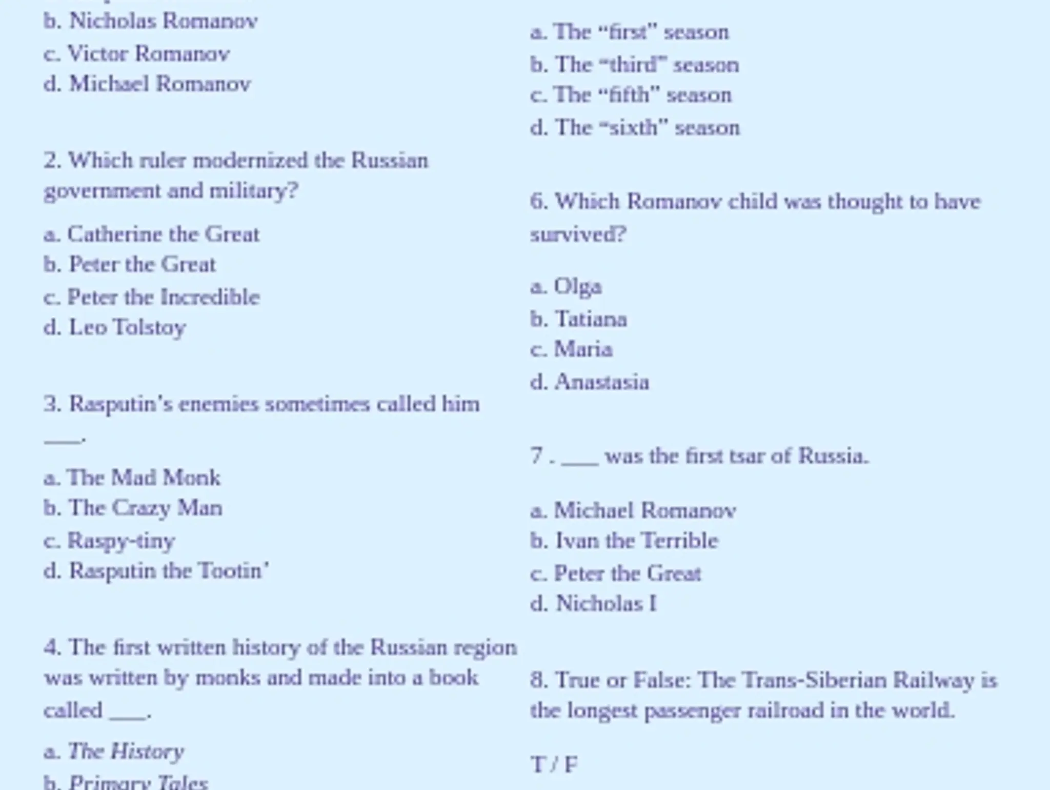 Quiz!