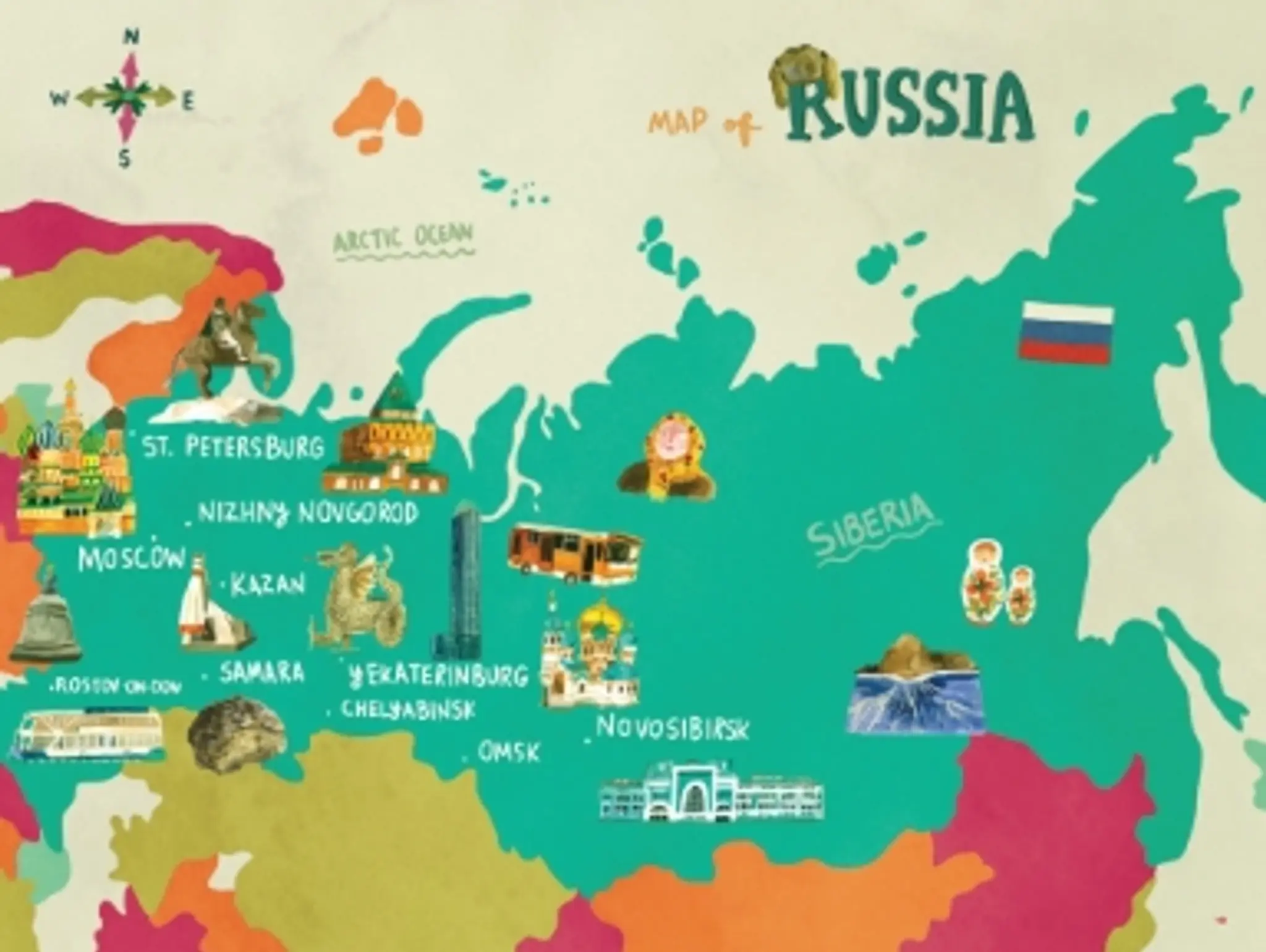 Map of Russia