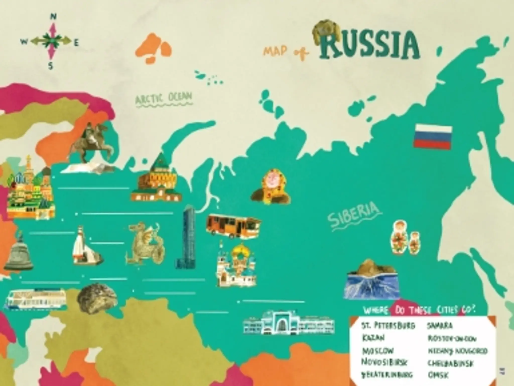 Map of Russia 2