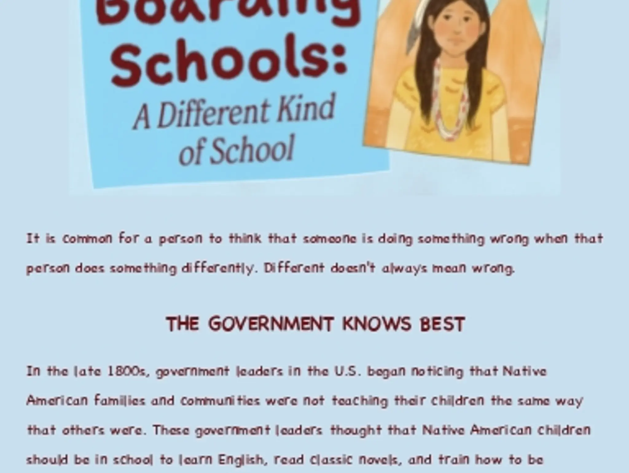 Indian Boarding Schools