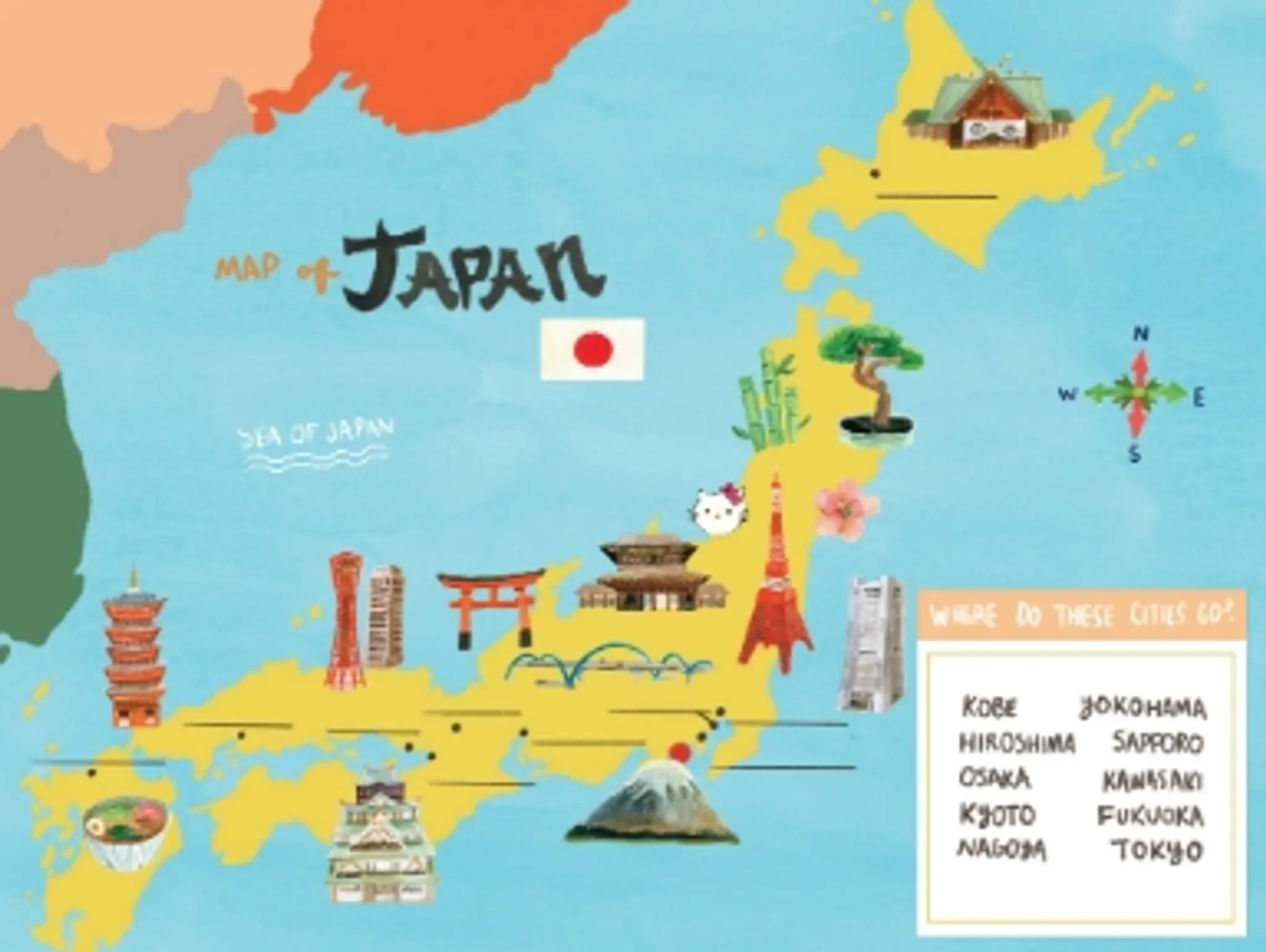 Map of Japan