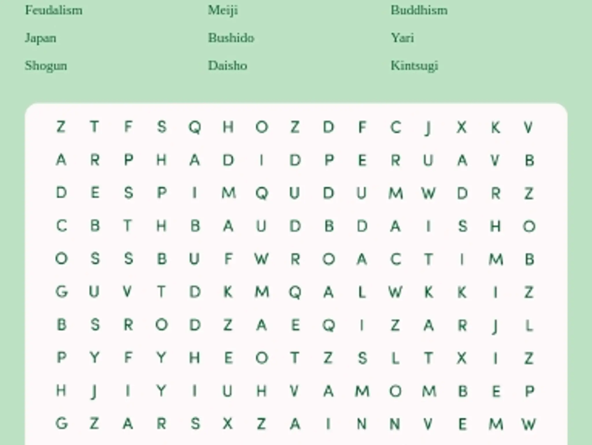 Word Search
