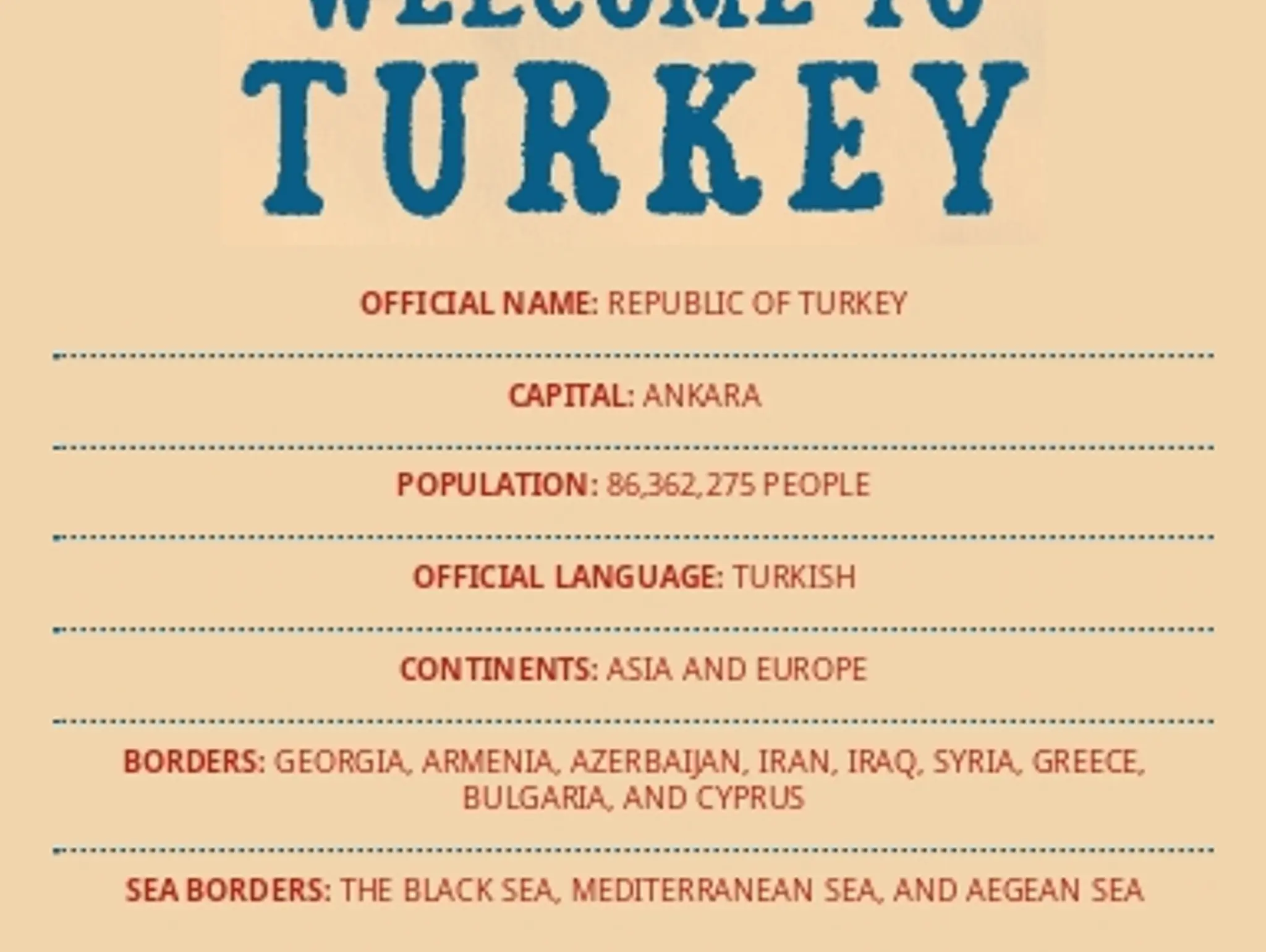 Welcome To Turkey