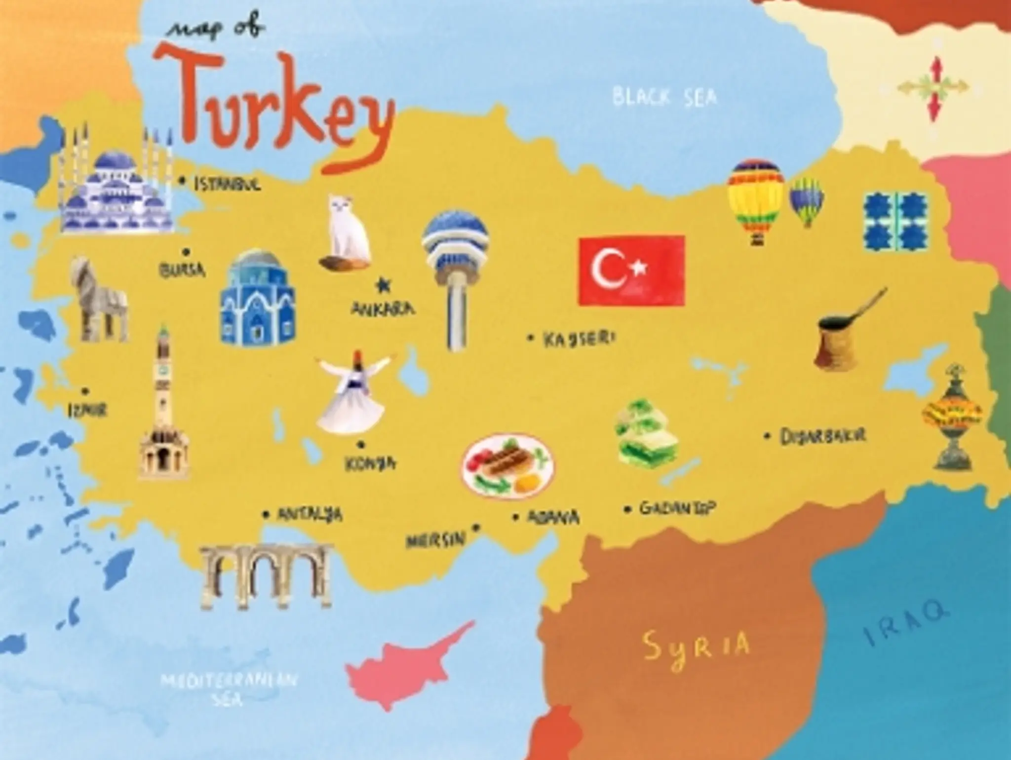 Map of Turkey