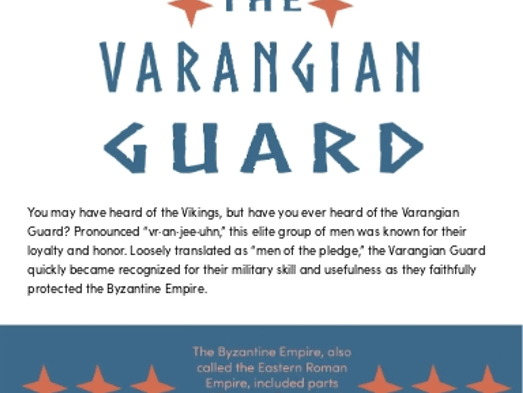 The Varangian Guard