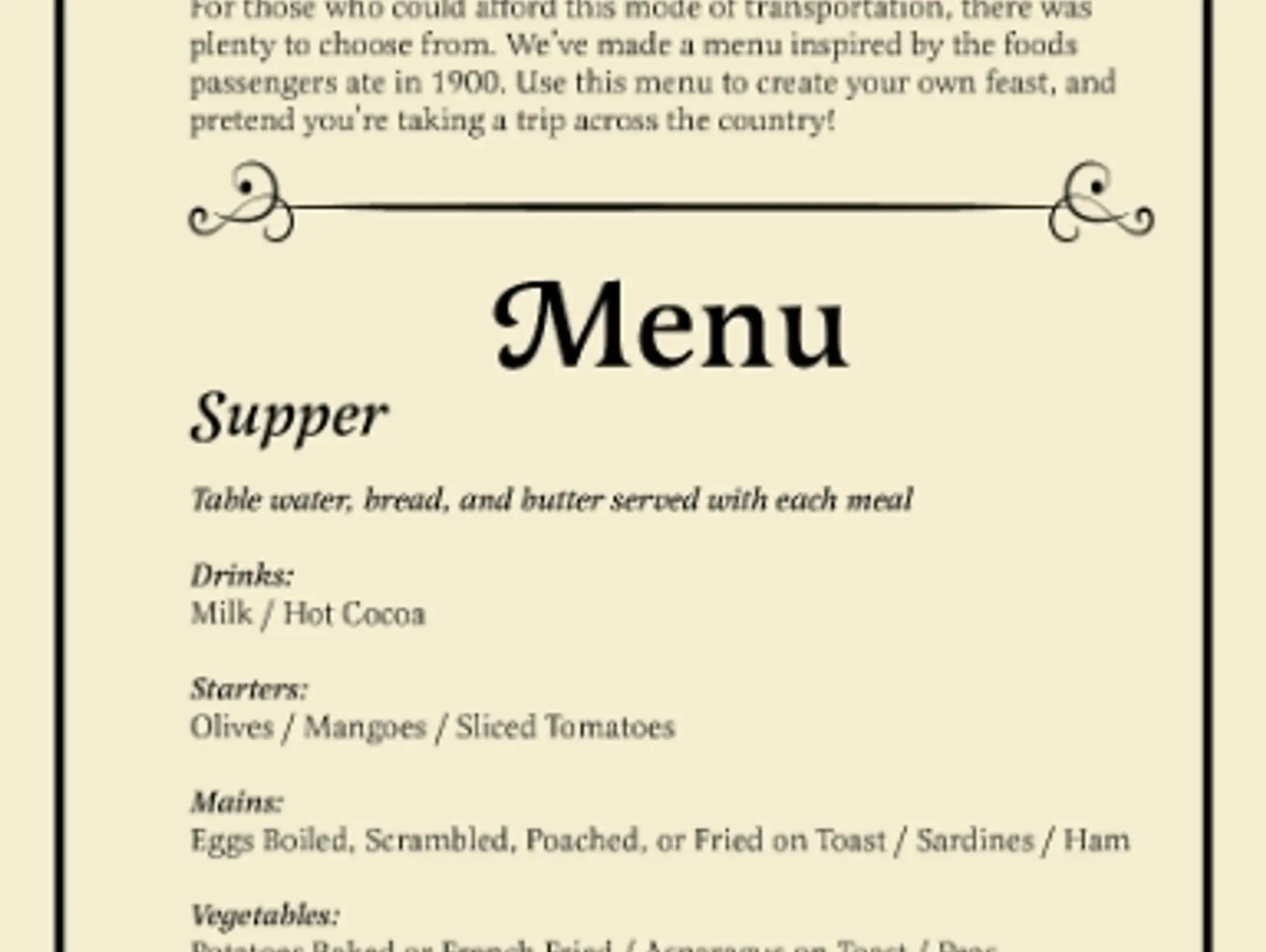 Dining by Rail