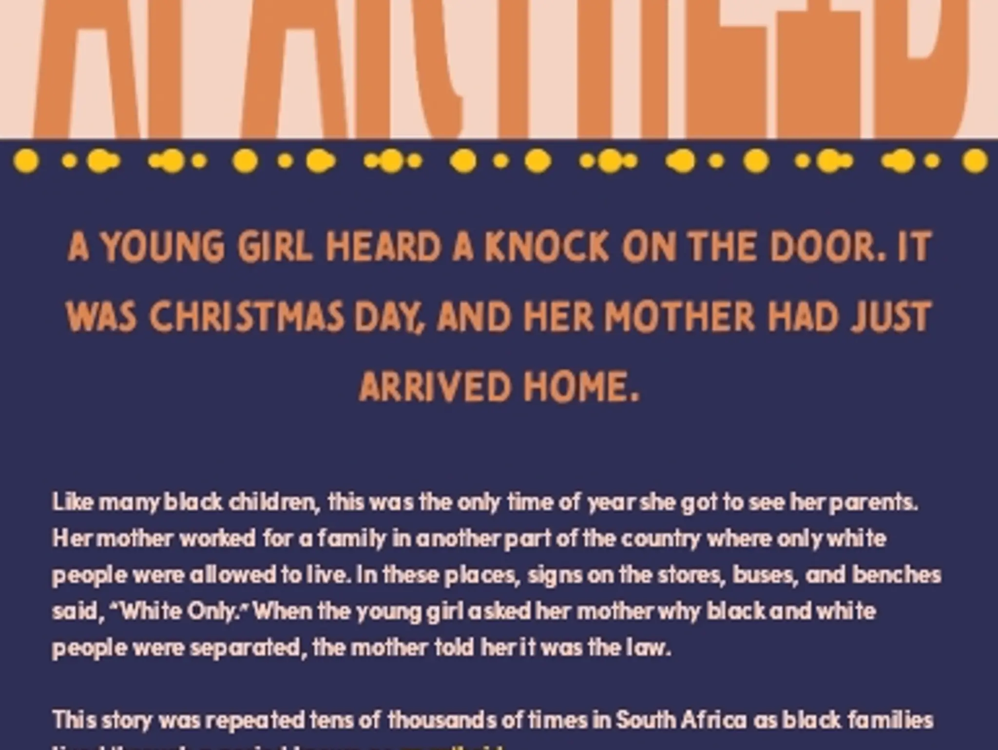 Apartheid