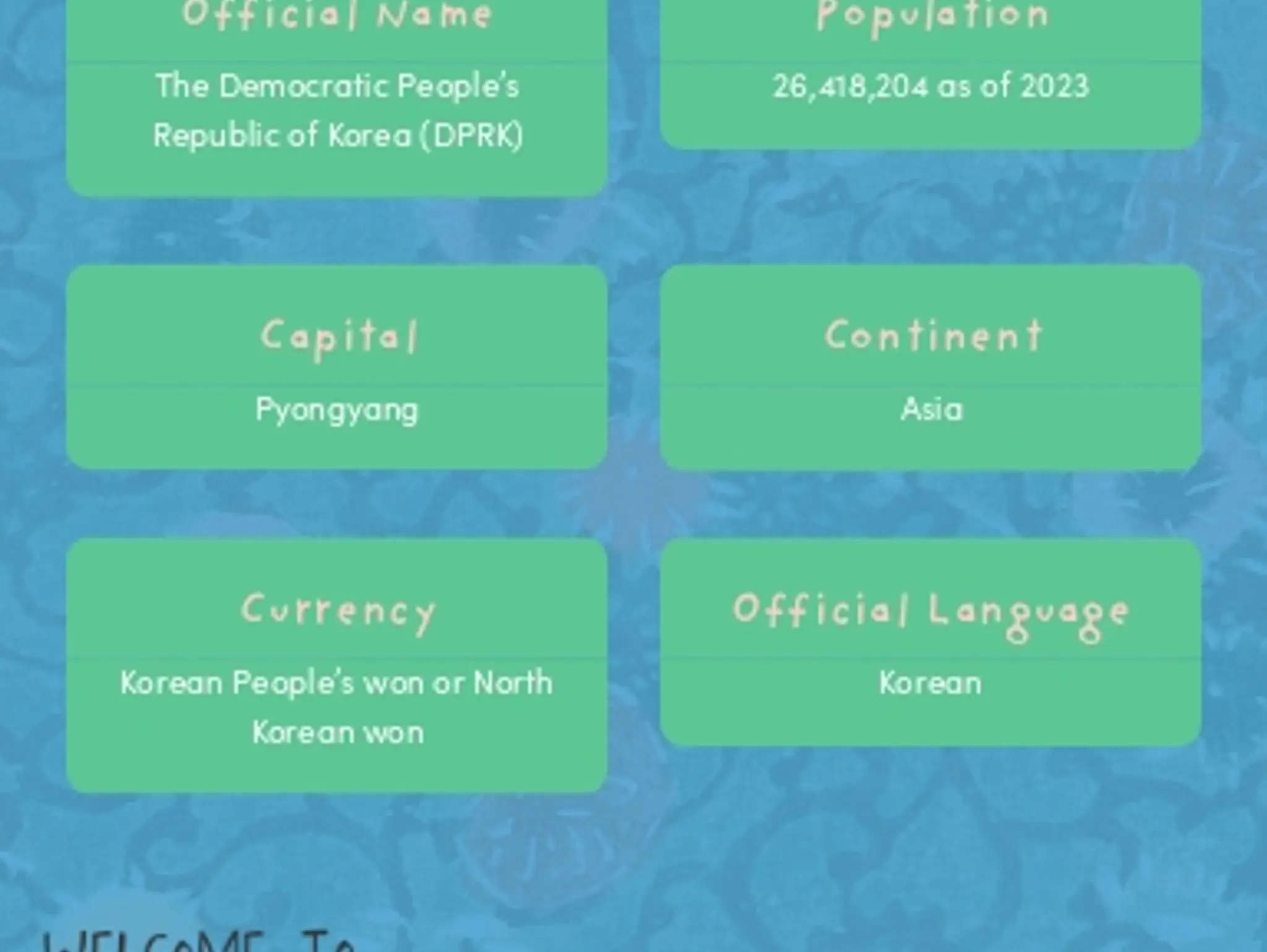 Welcome to North Korea and South Korea