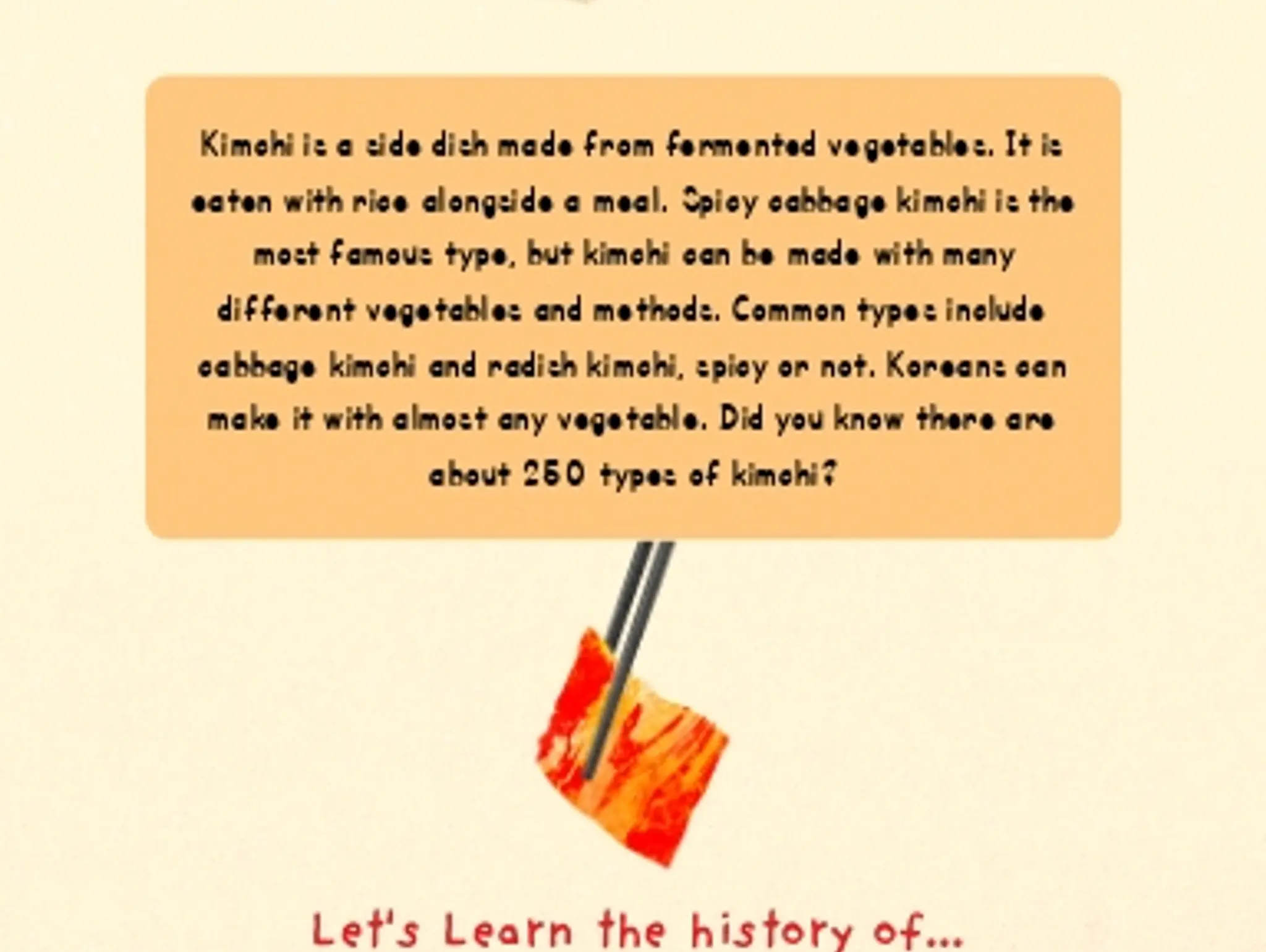 The History of Kimchi