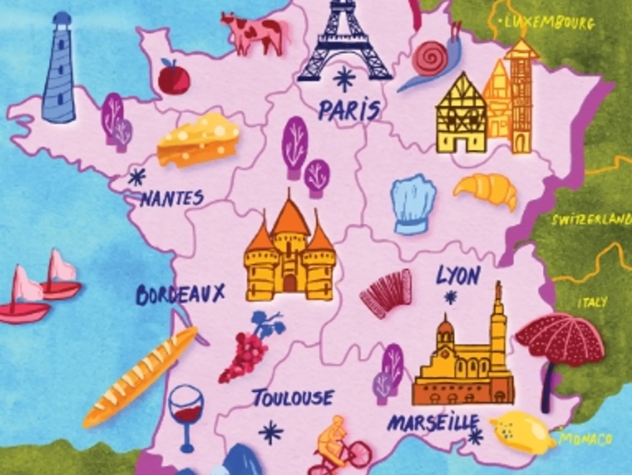 Map of France