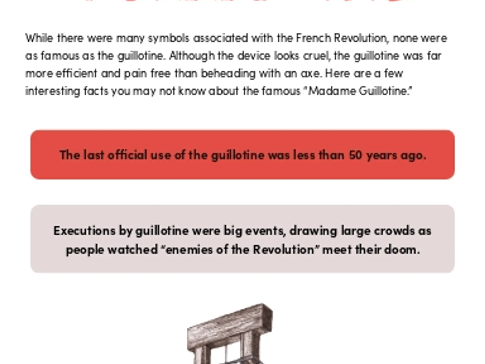 Madame Guillotine