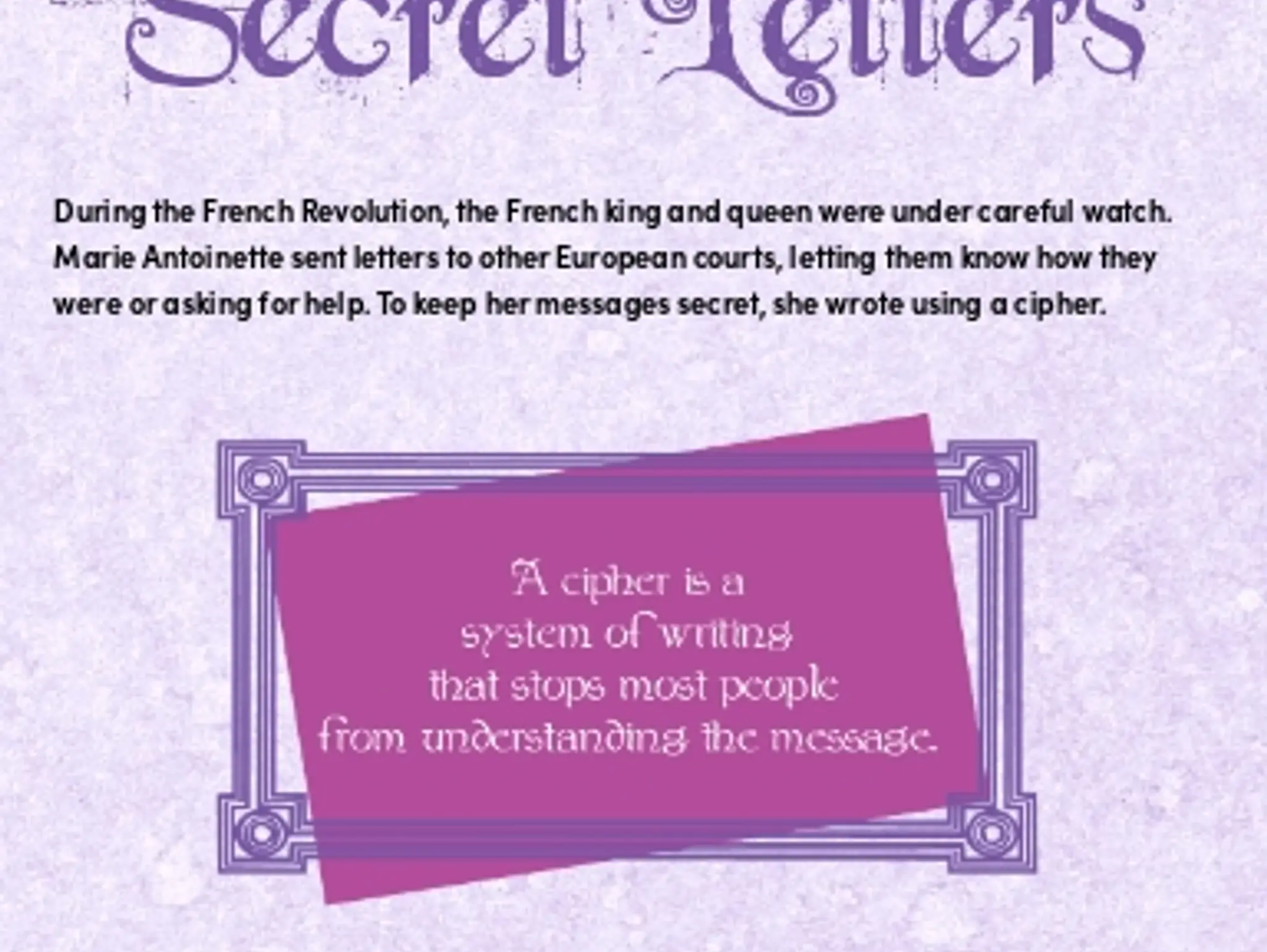 The Queen's Secret Letters