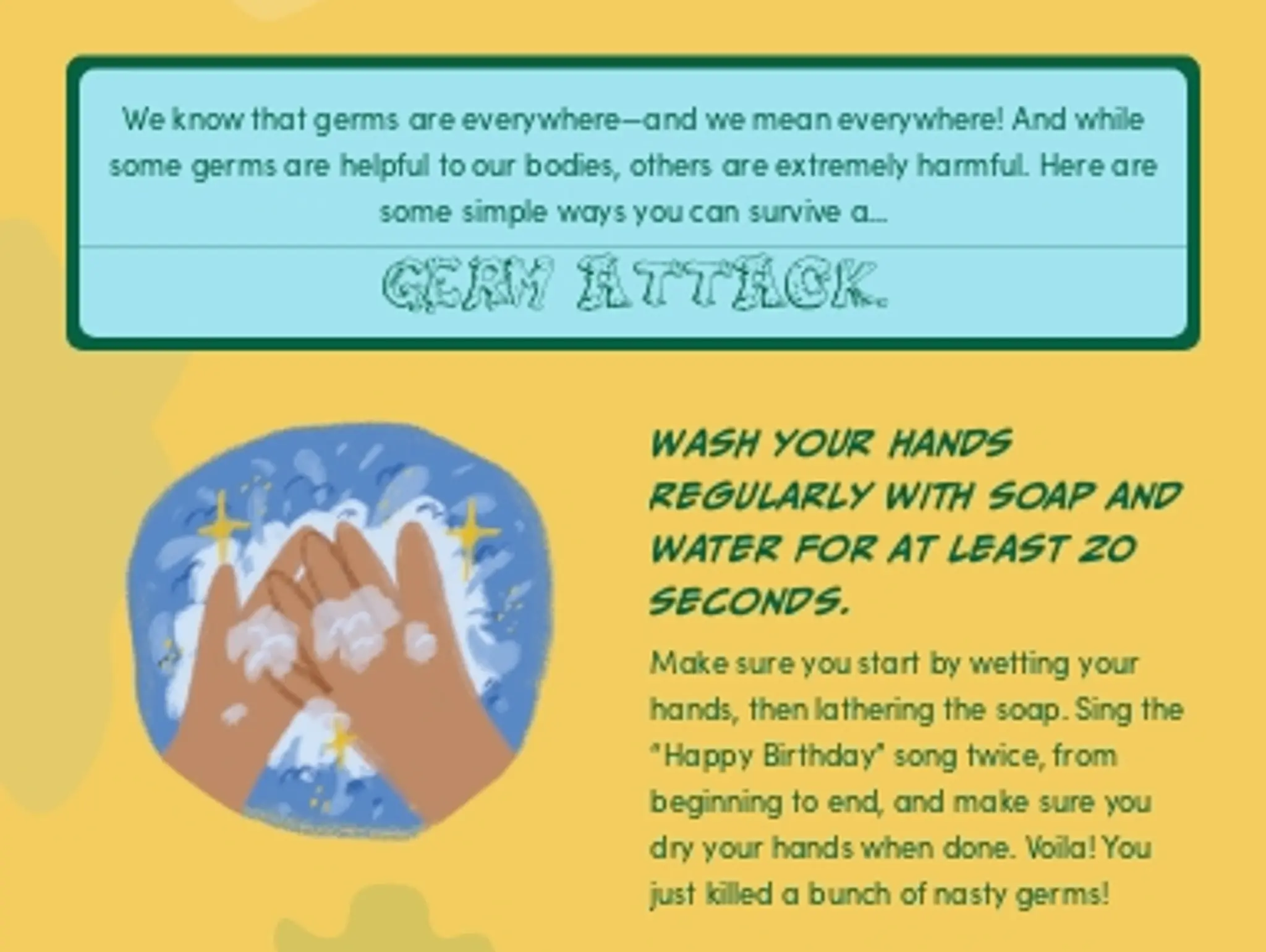 How To Survive a Germ Attack!