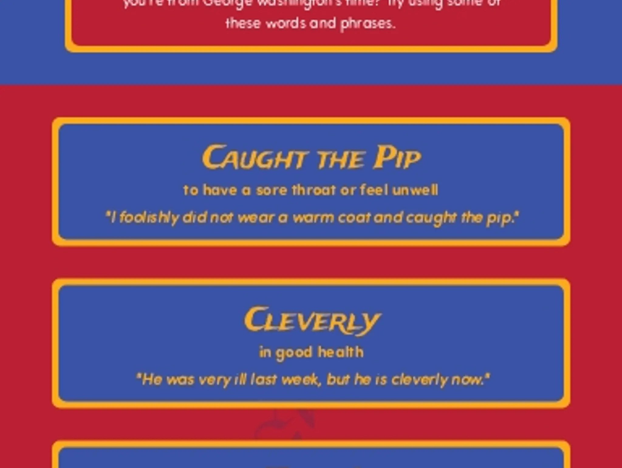 Lost Colonial Phrases