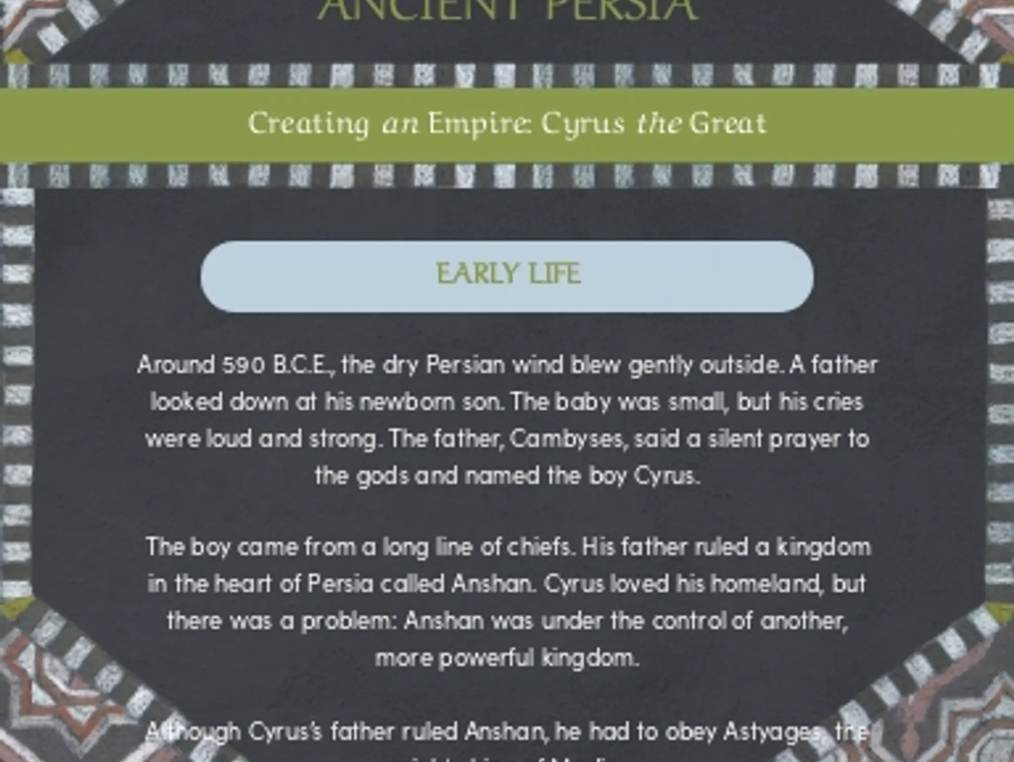 The Greats of Ancient Persia