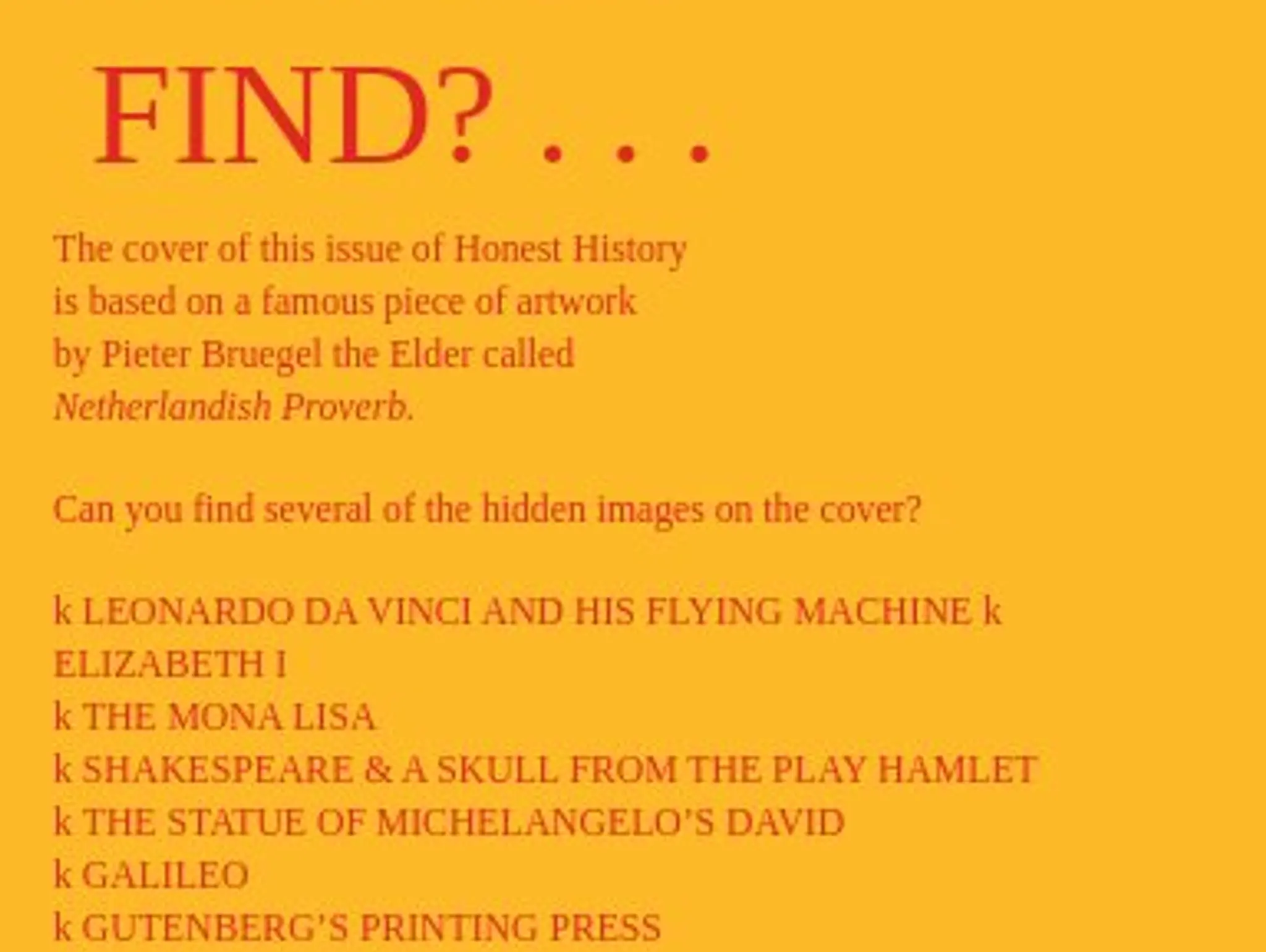 Can You Find?