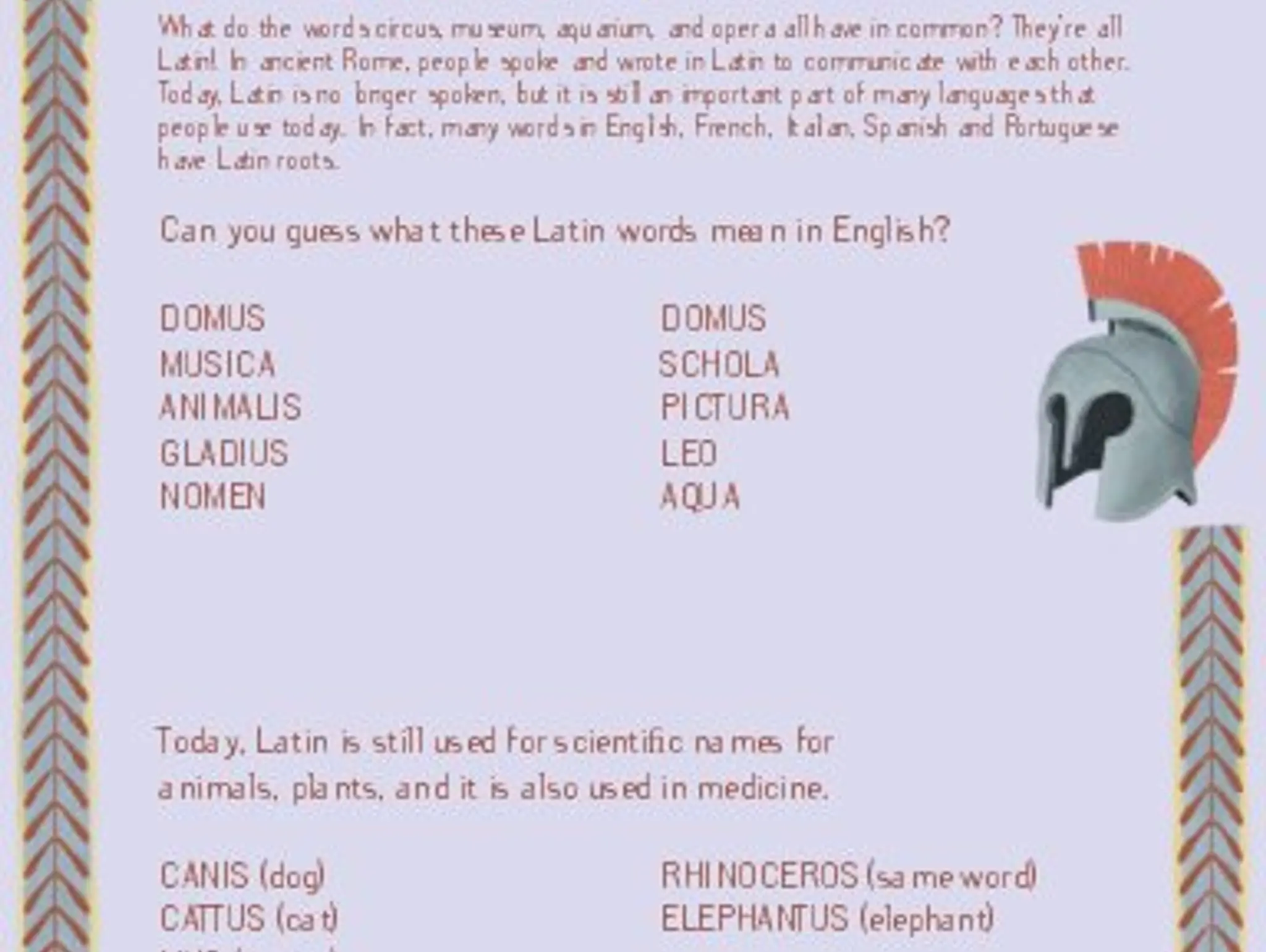 Let's Learn Latin
