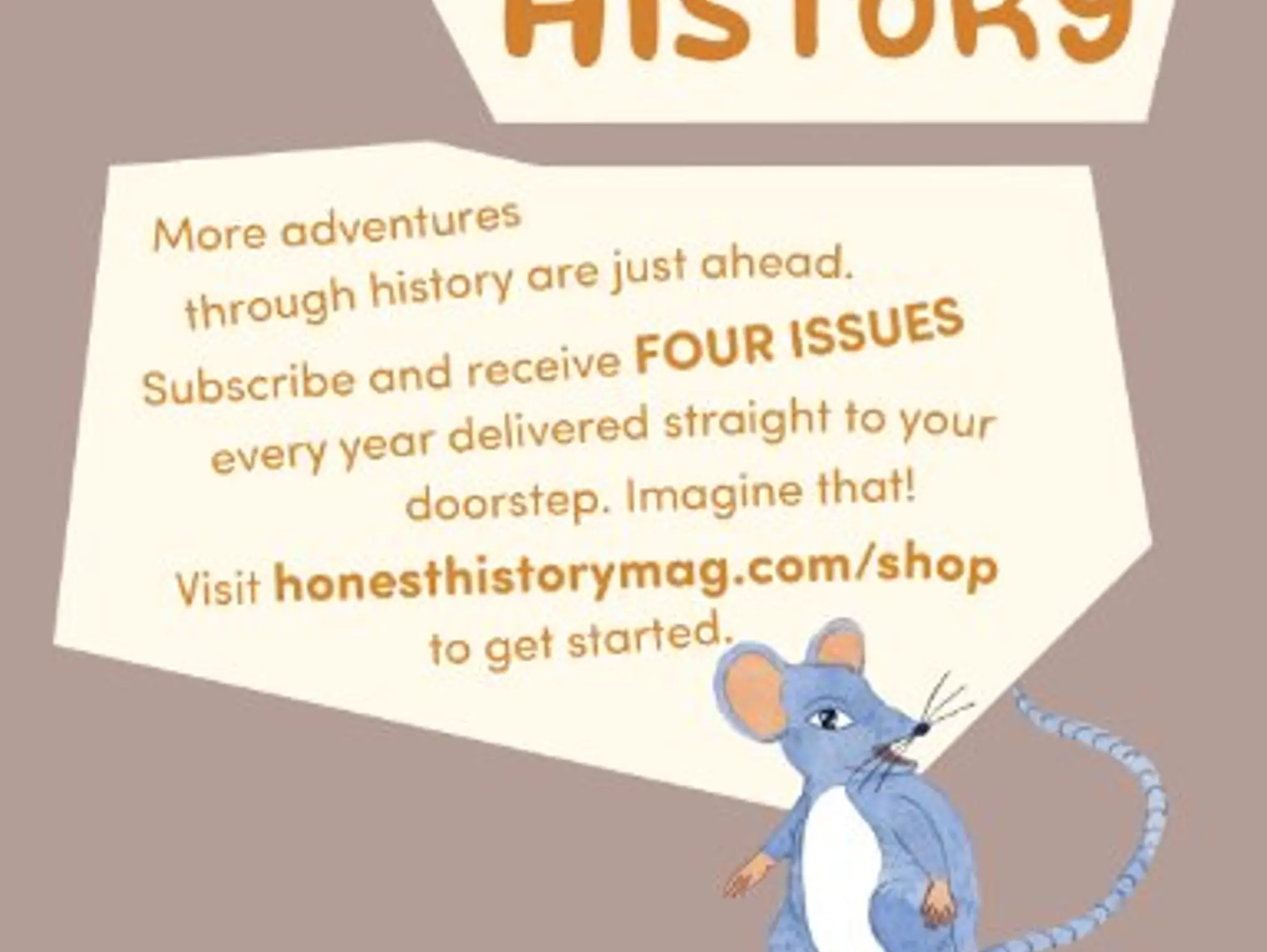 Subscribe to Honest History