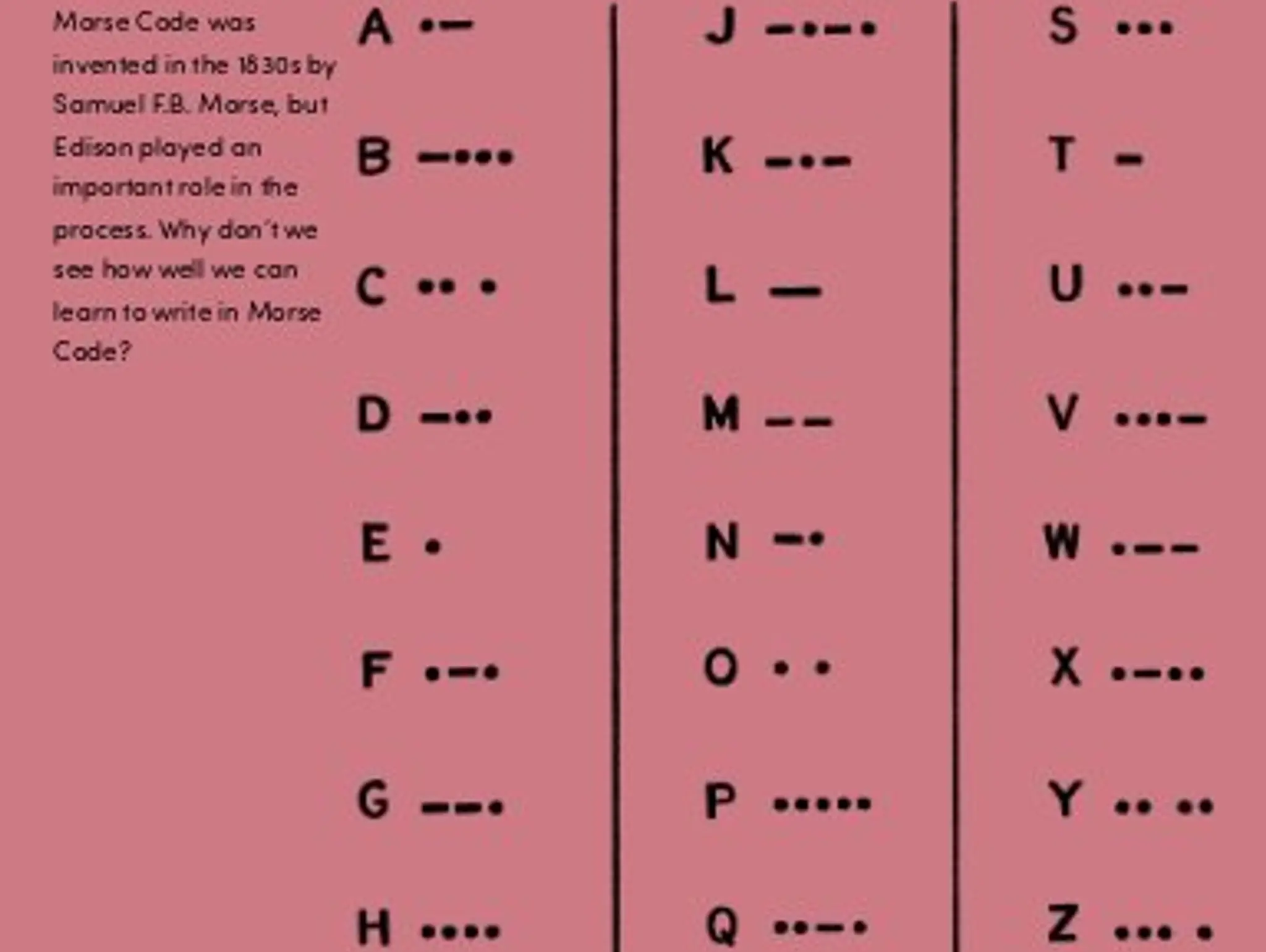 Morse Code