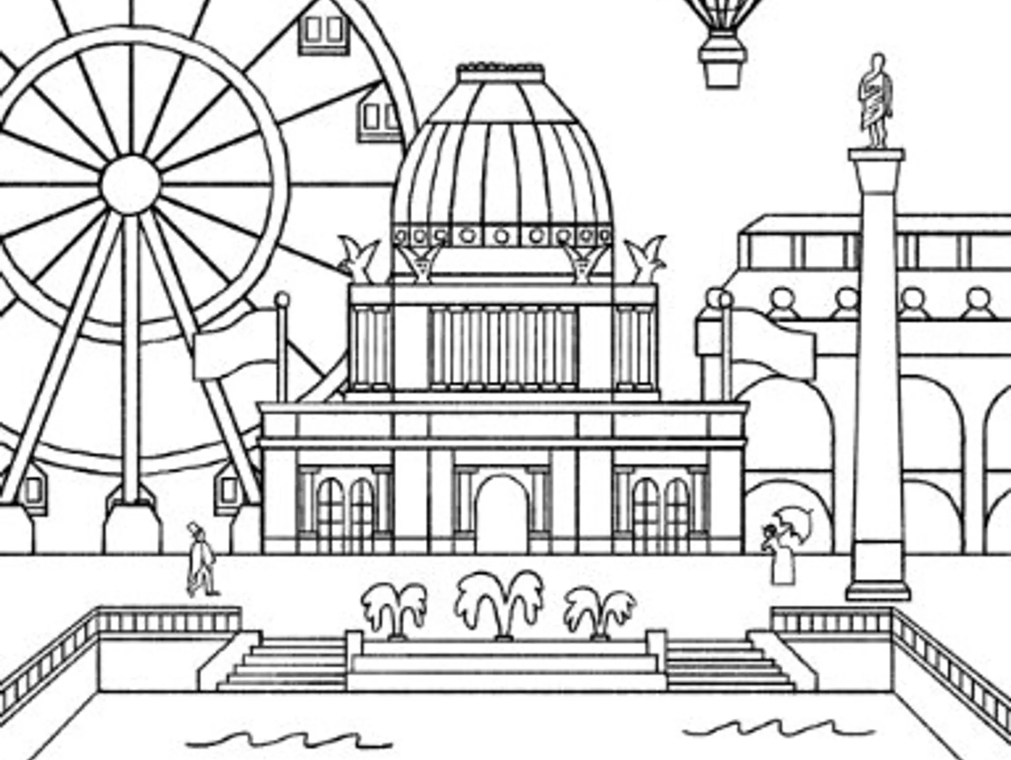 Color the Chicago World's Fair