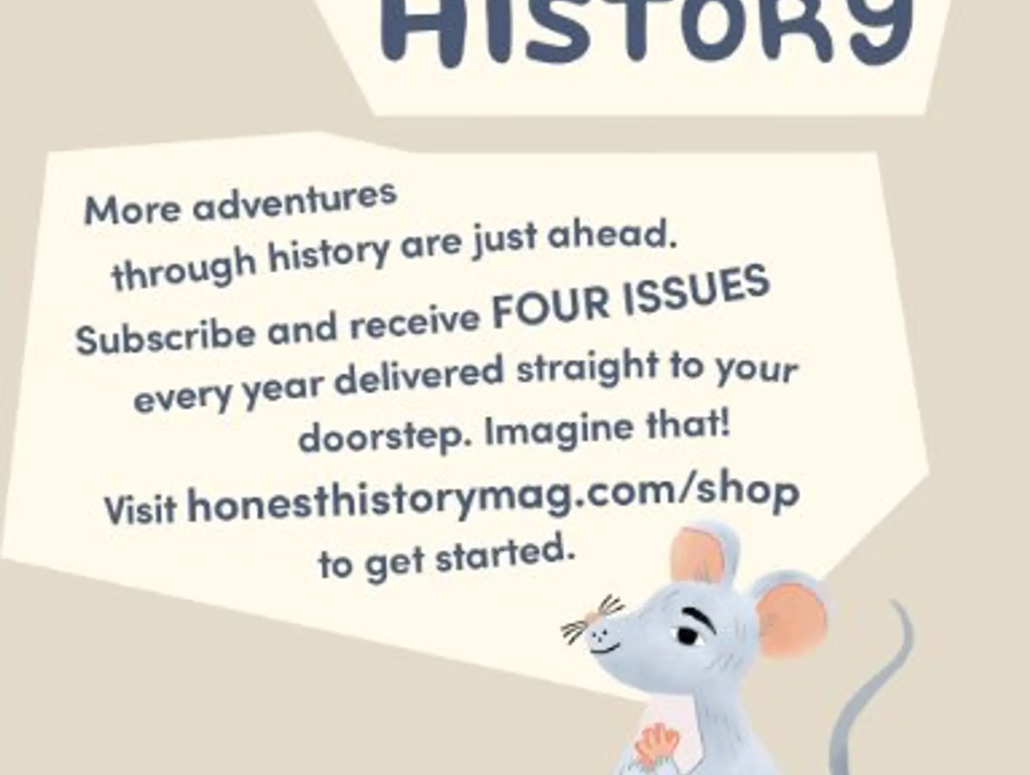 Subscribe to Honest History