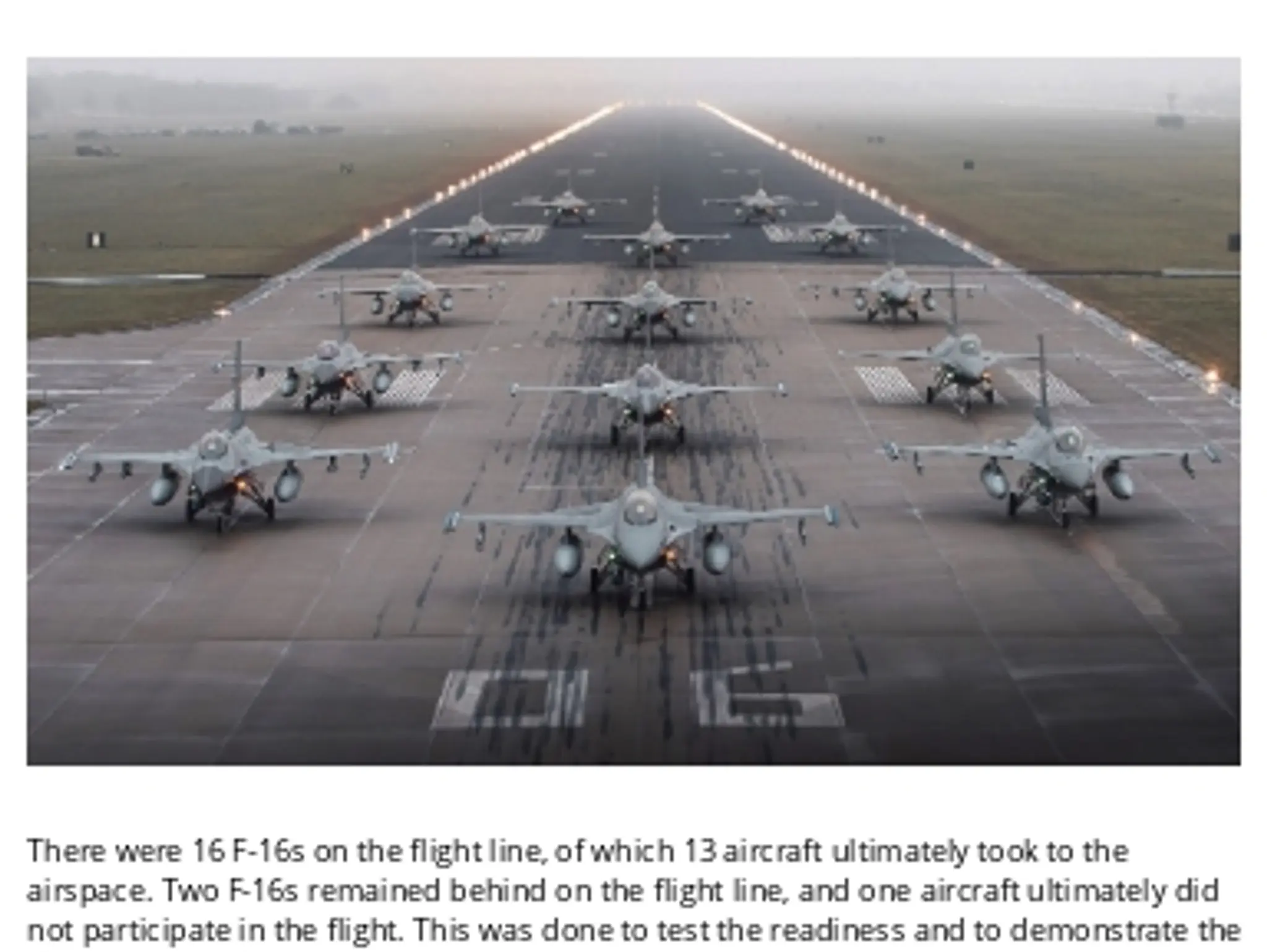 F-16 Flight Showcases Operational Strength