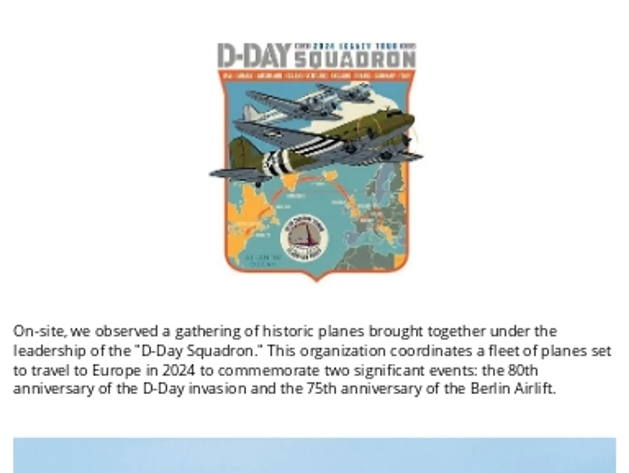 D-Day Squadron Legacy Tour 2024