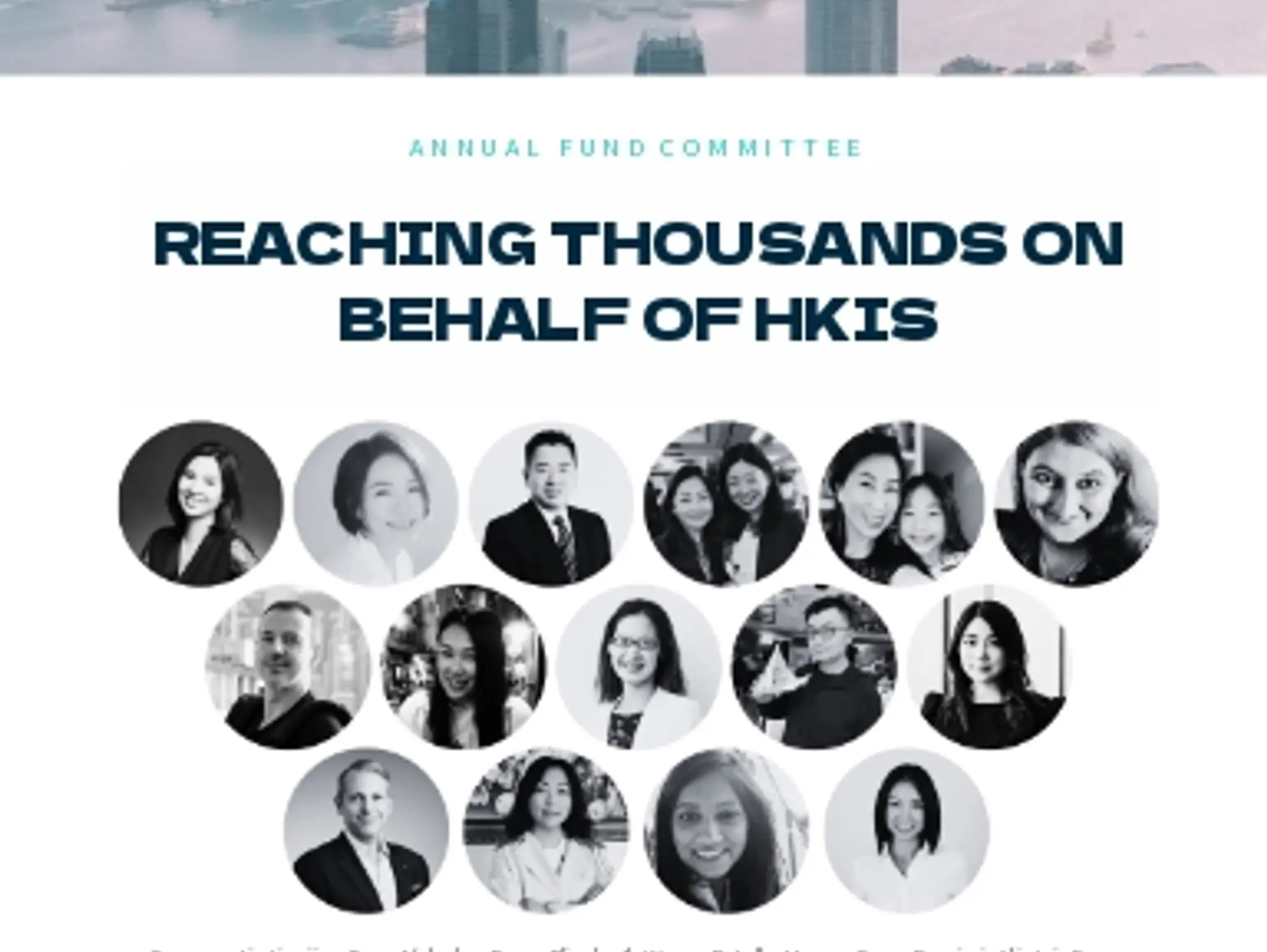 Reaching Thousands on Behalf of HKIS