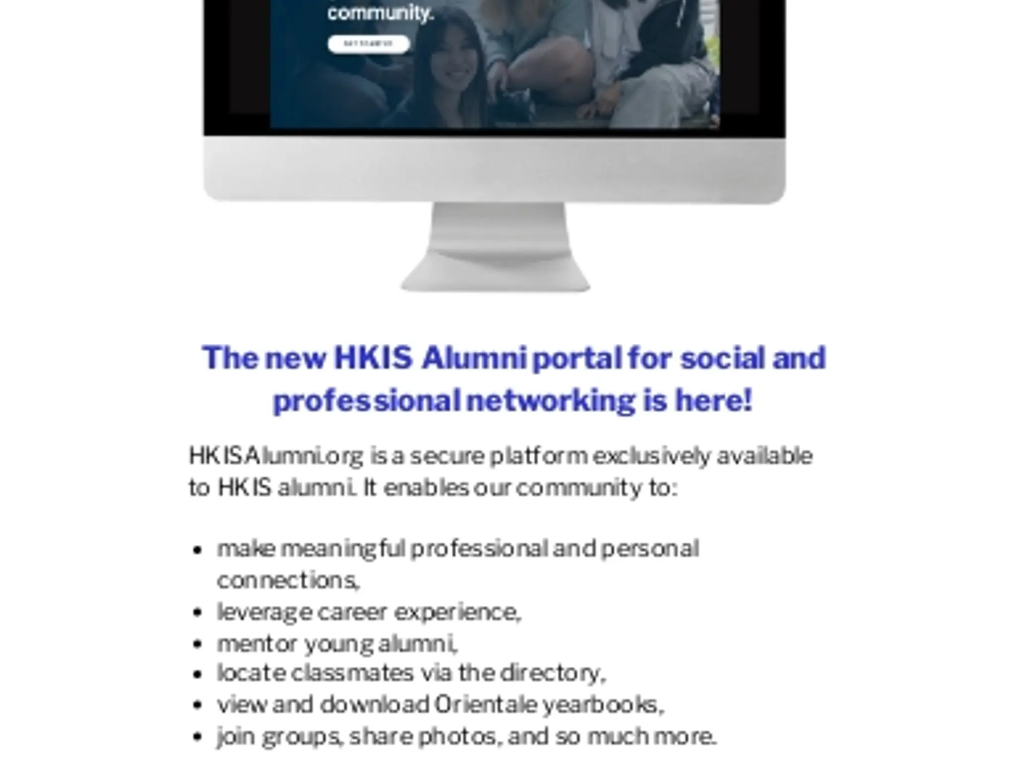 HKIS Alumni Portal