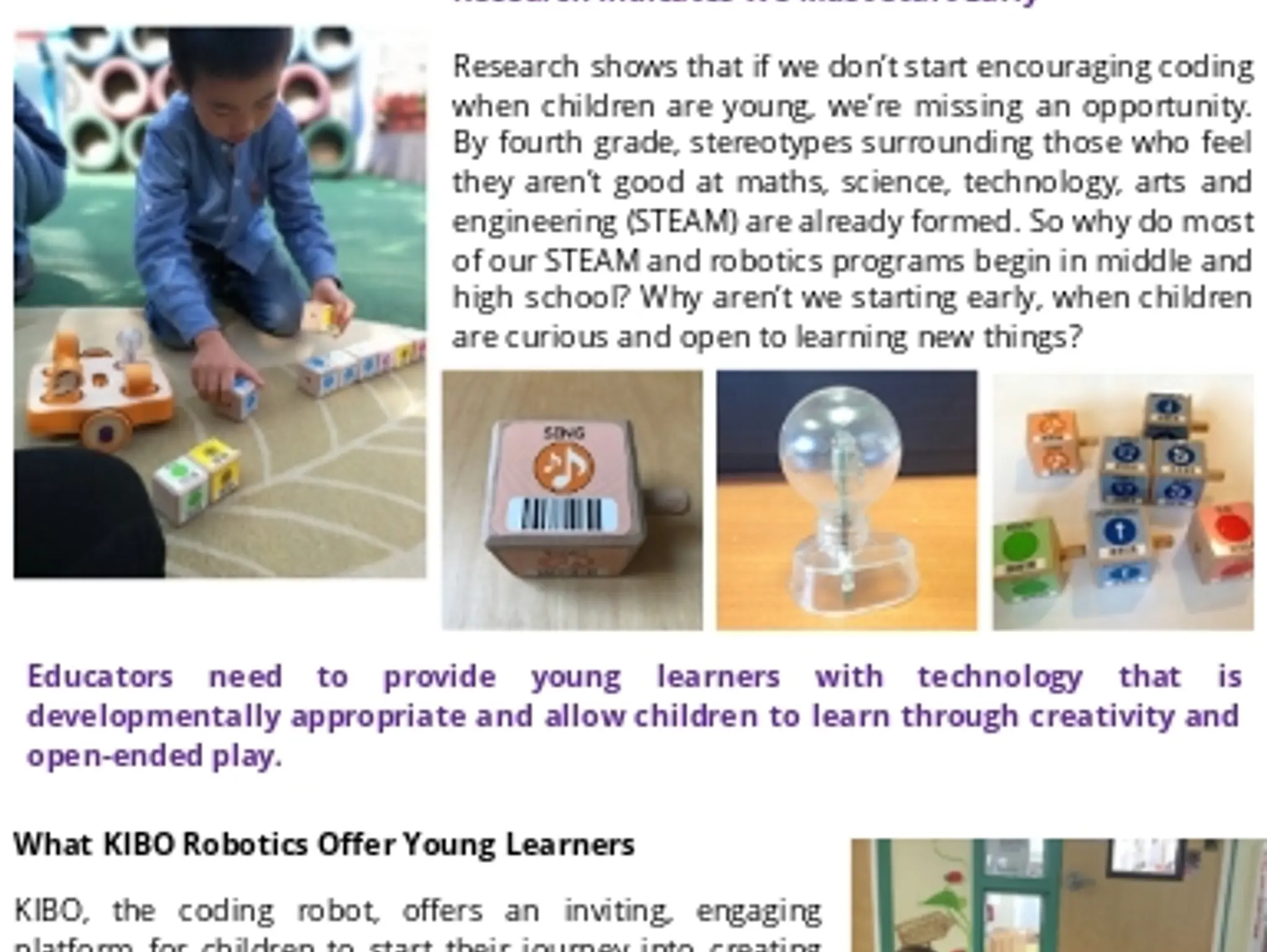 Toys For Learning About Technology