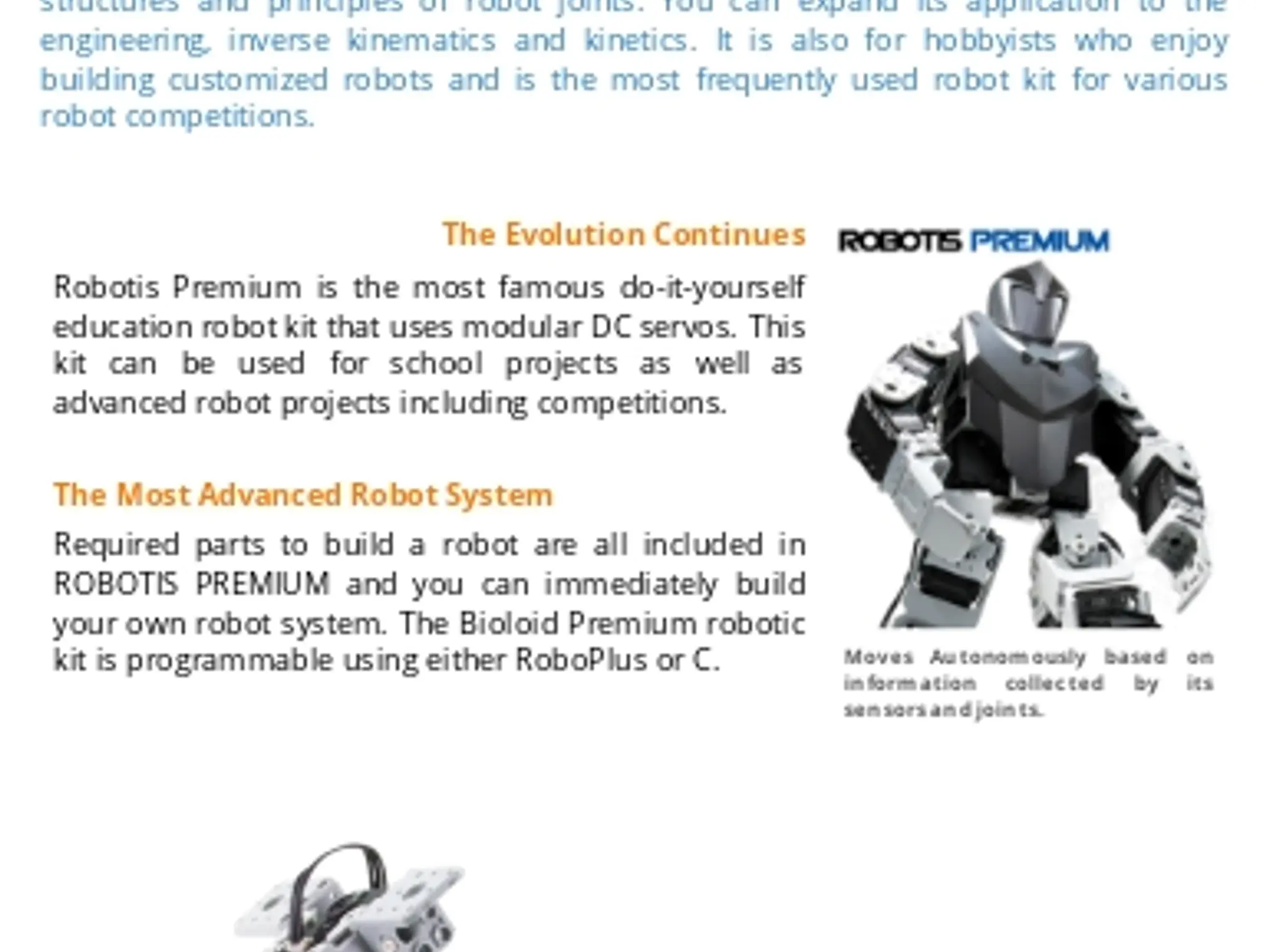Robotis Premium