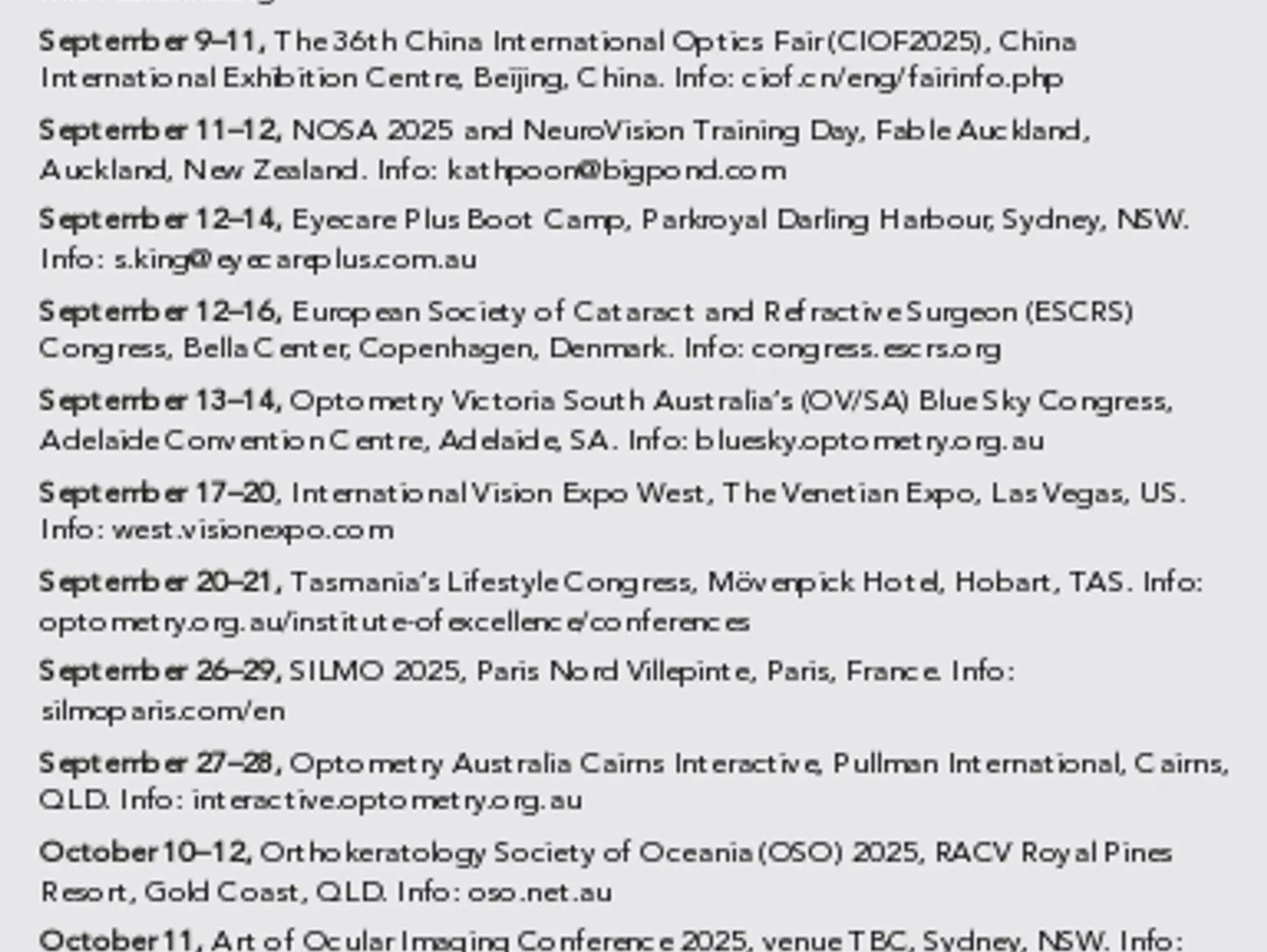 Events