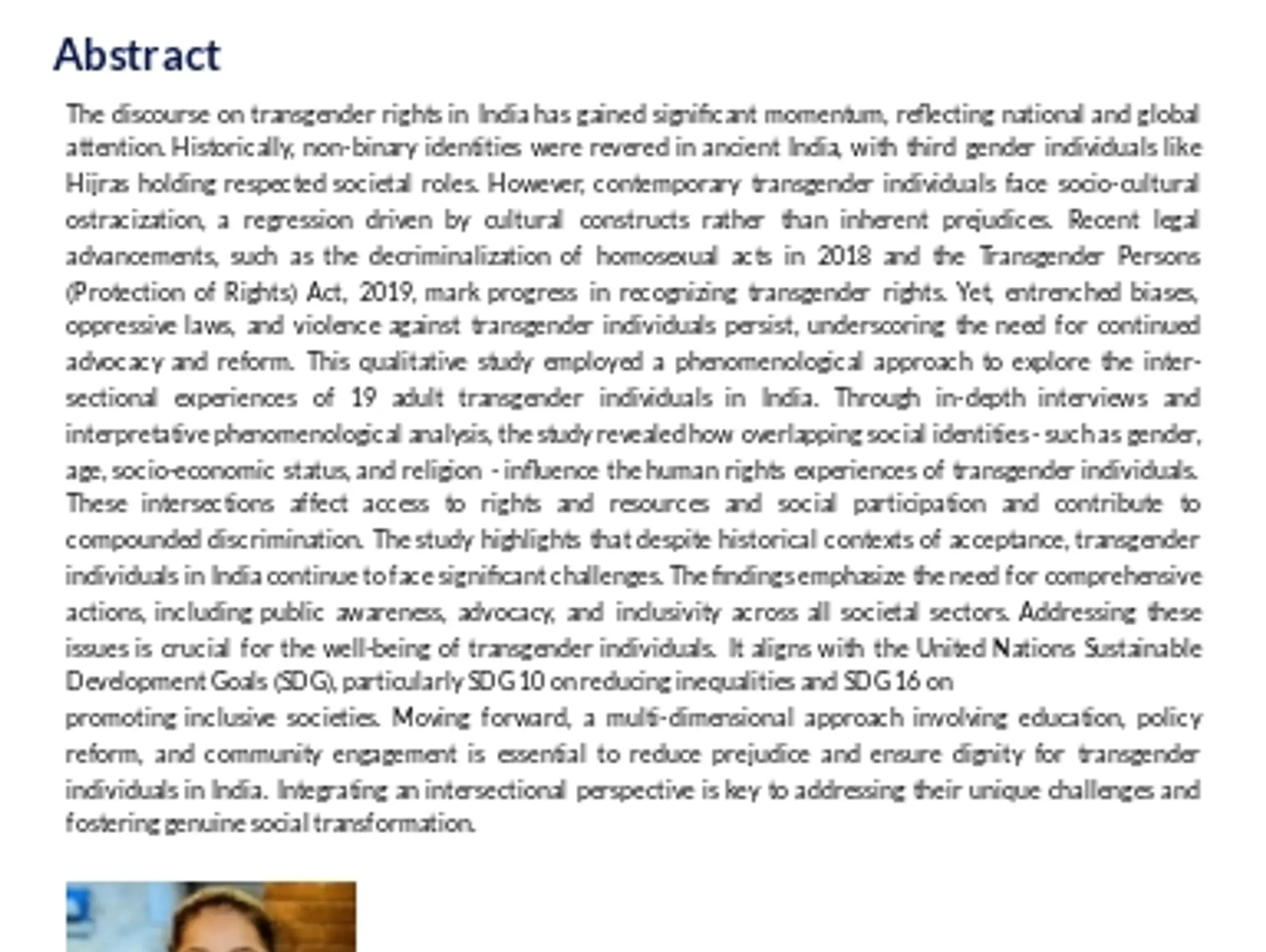 Intersecting Social Identities and Human Rights: An Exploration of Indian Transgender Person...